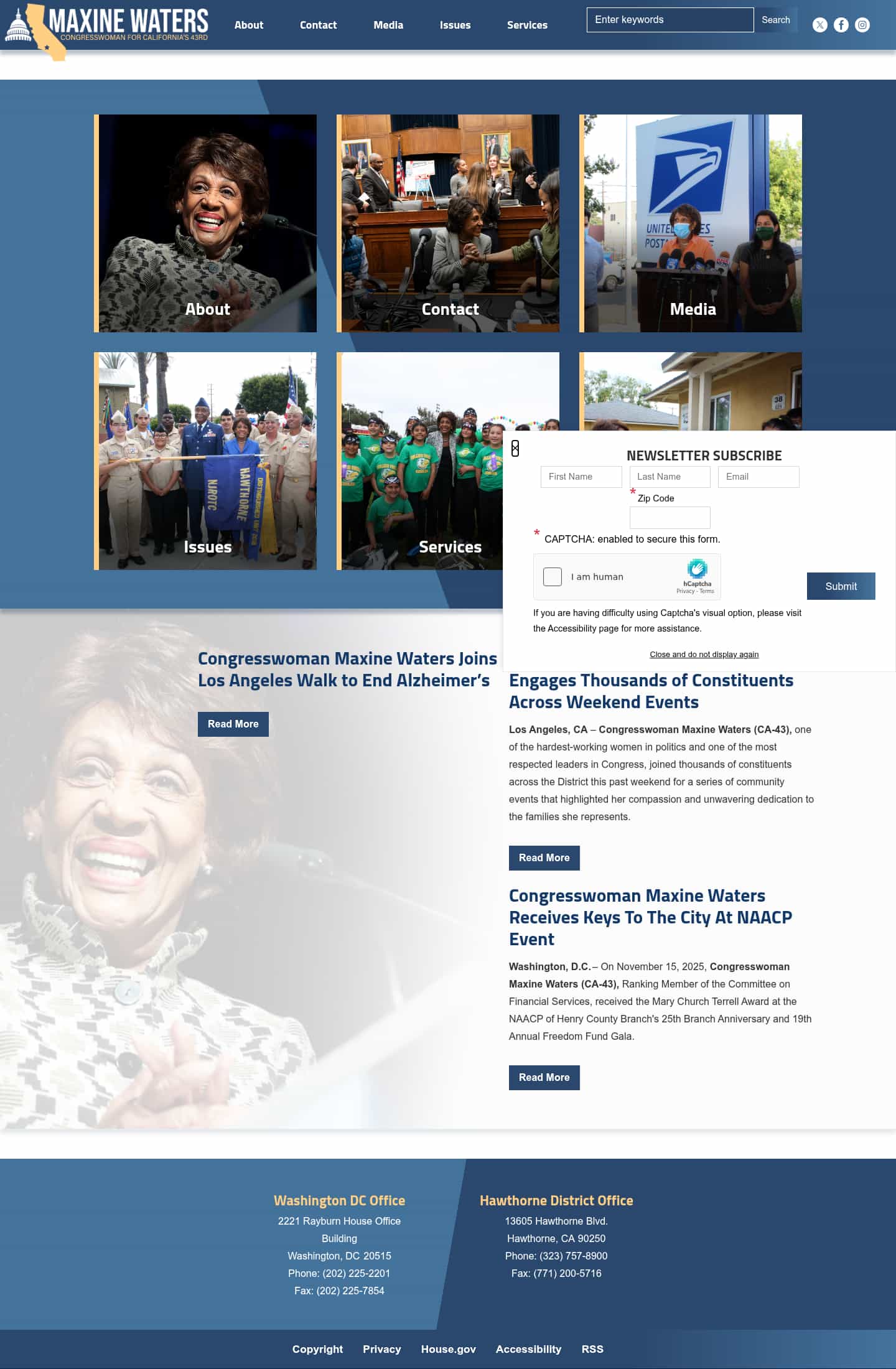 Latest website image capture