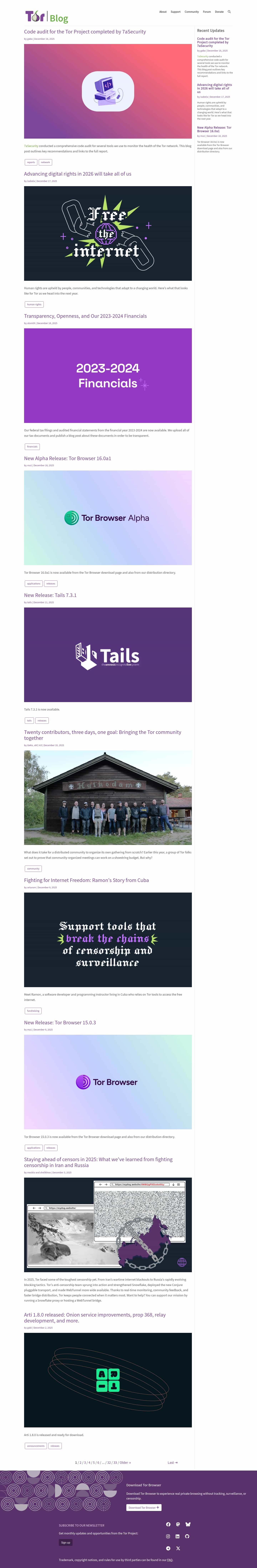 Latest website image capture