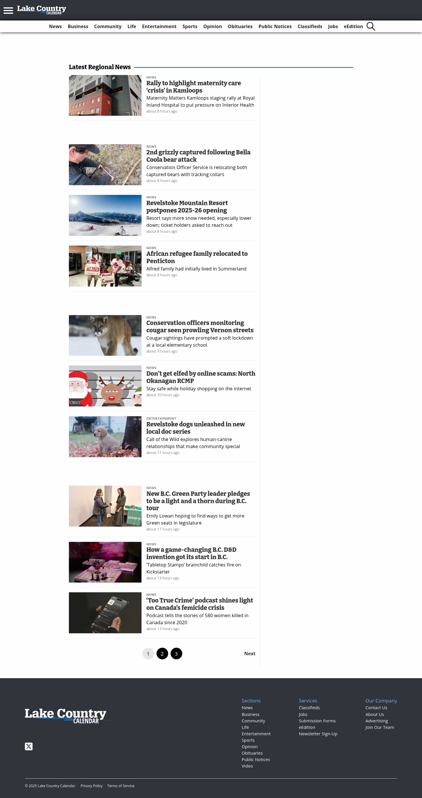 Latest website image capture