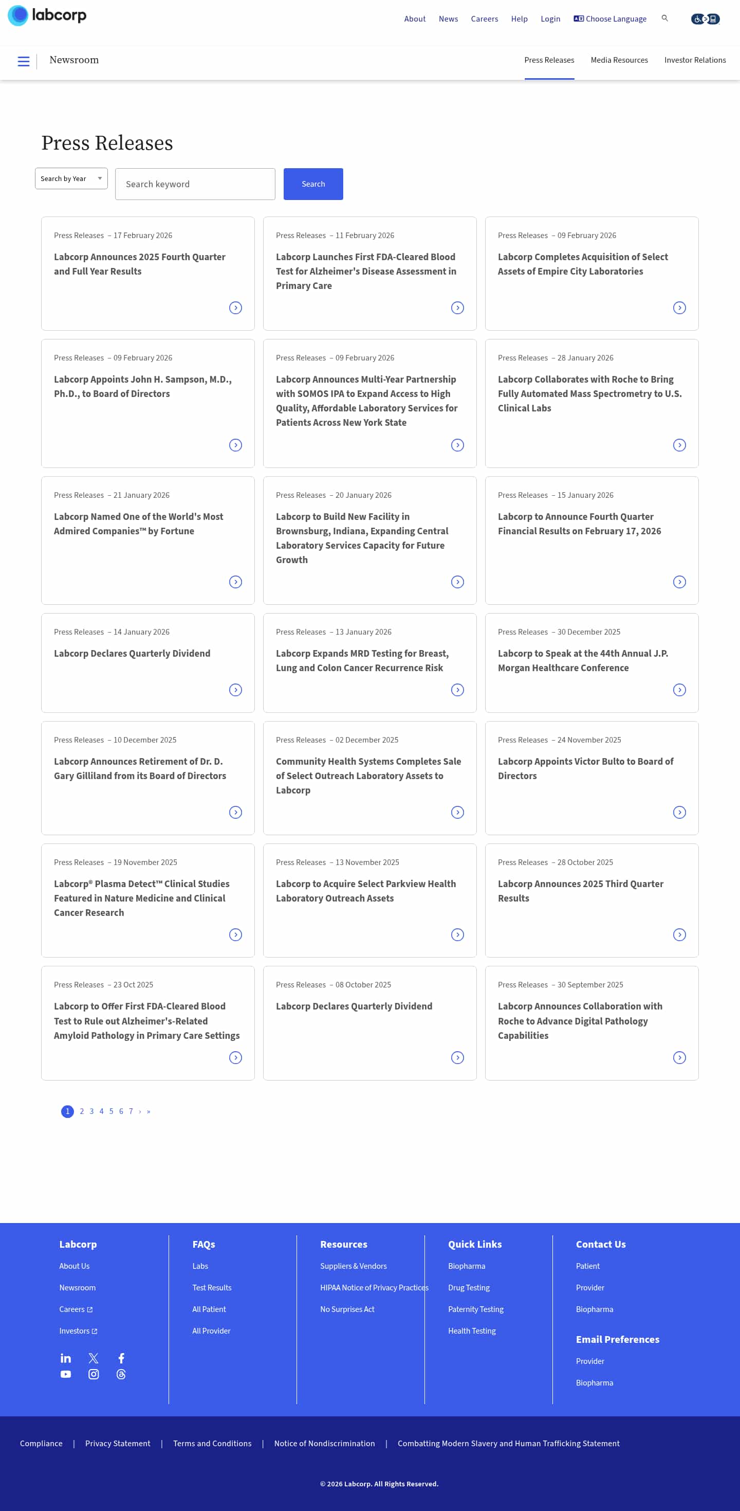 Latest website image capture