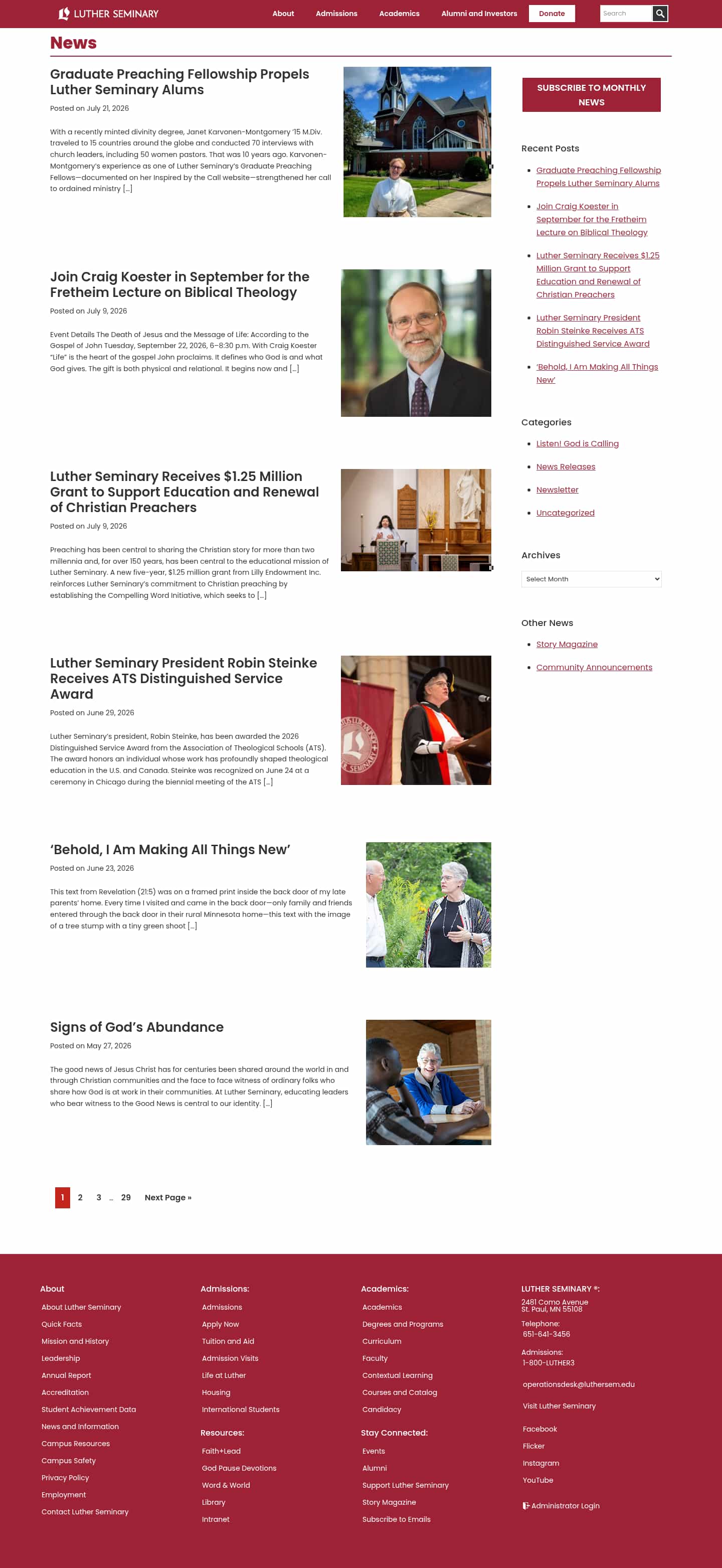 Latest website image capture