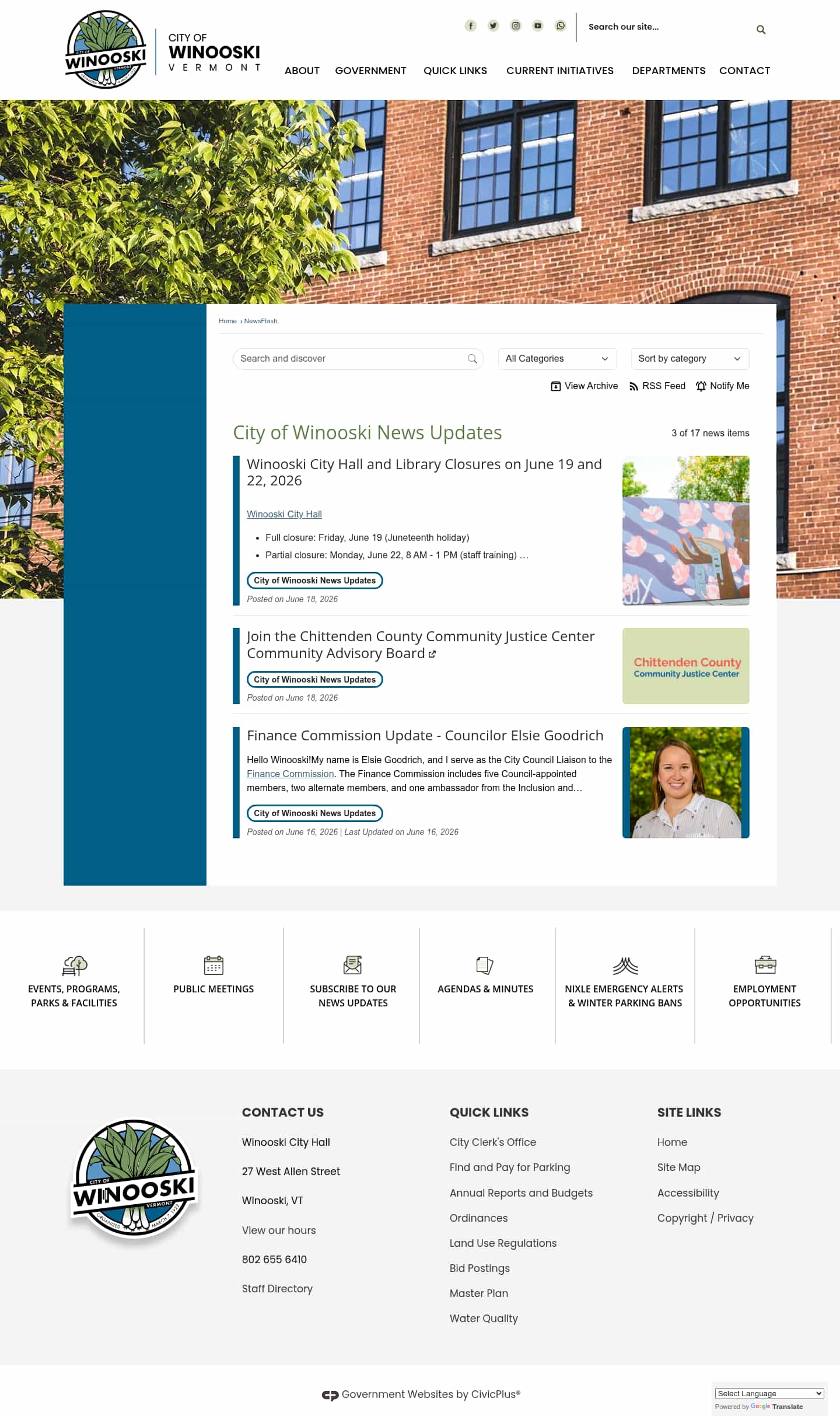 Latest website image capture