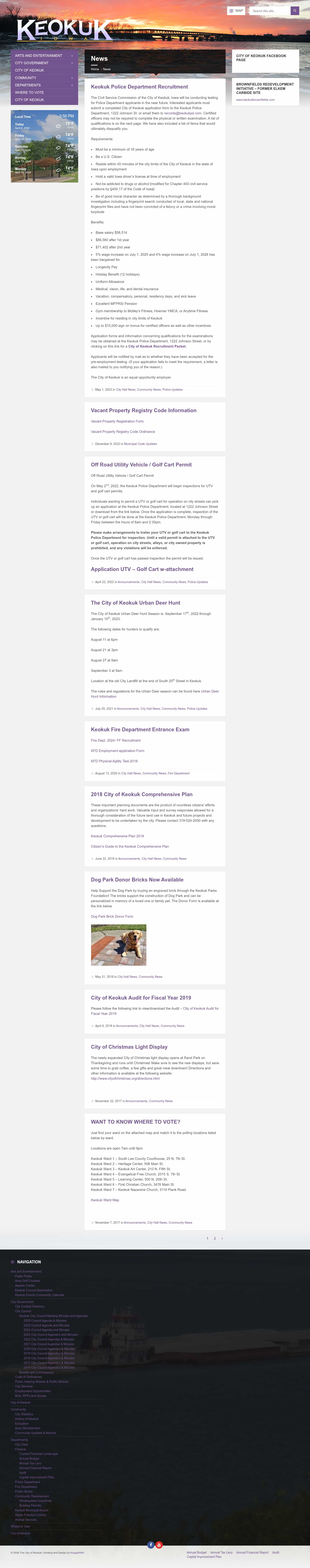 Latest website image capture