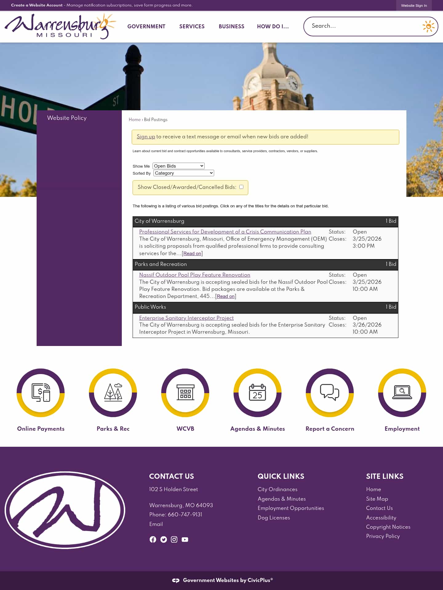 Latest website image capture