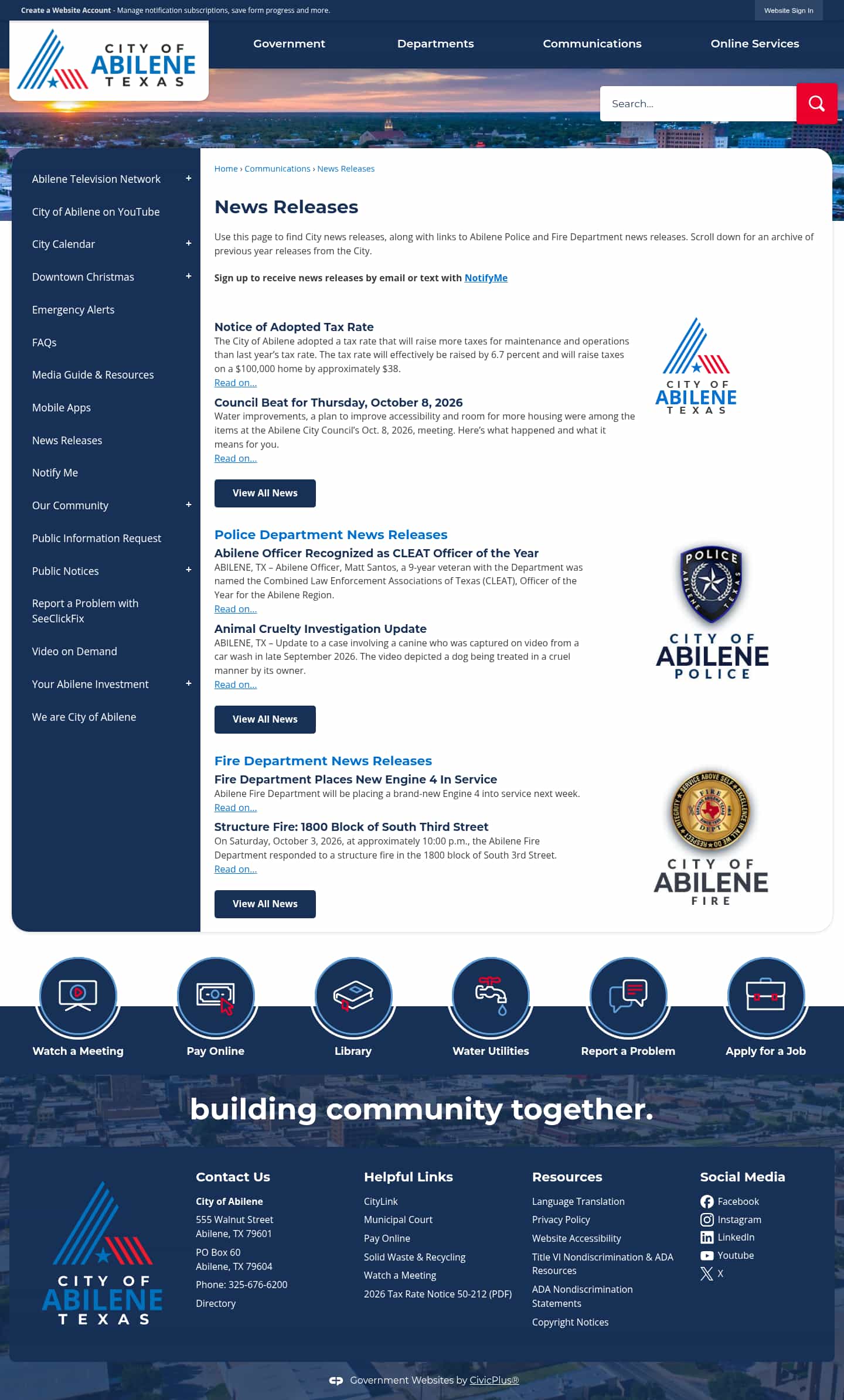 Latest website image capture