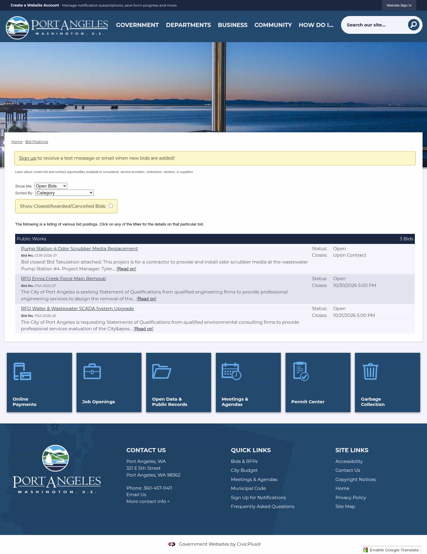 Latest website image capture