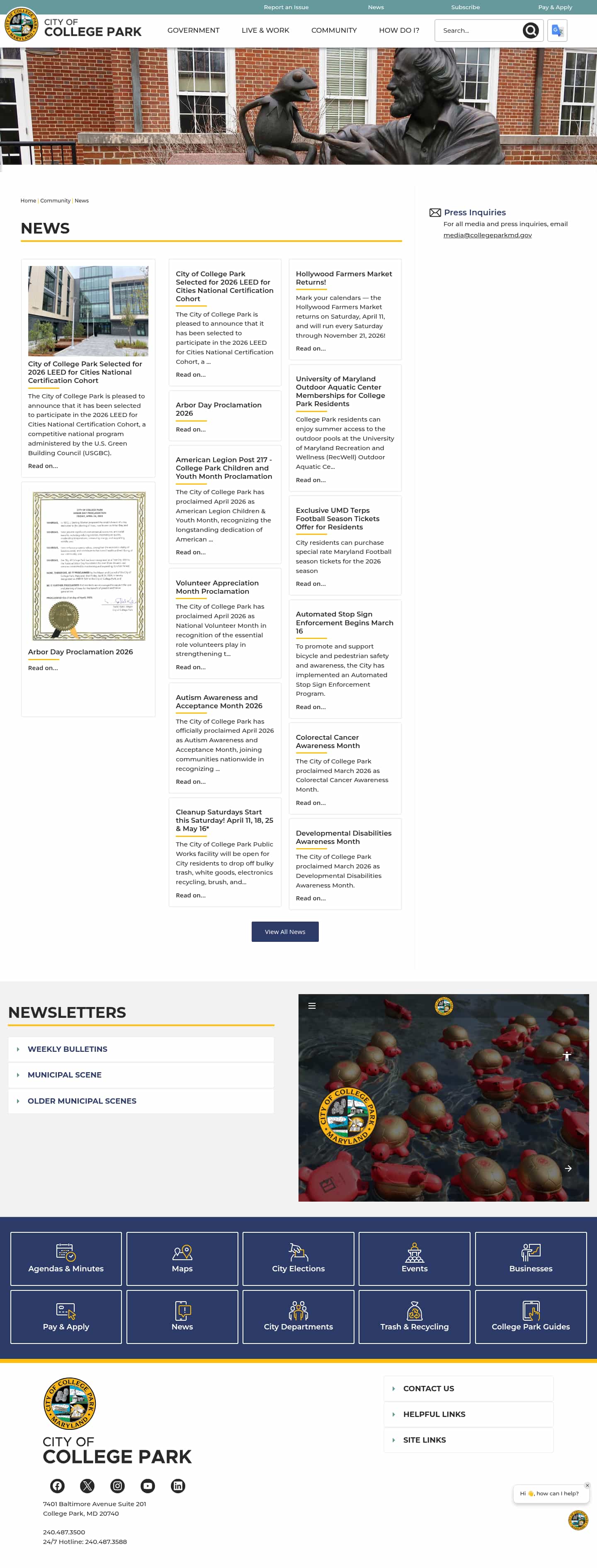 Latest website image capture