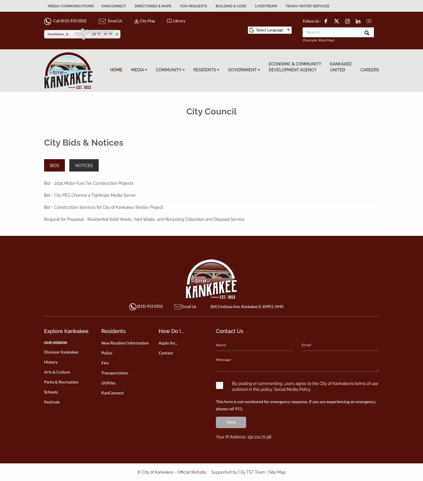 Latest website image capture