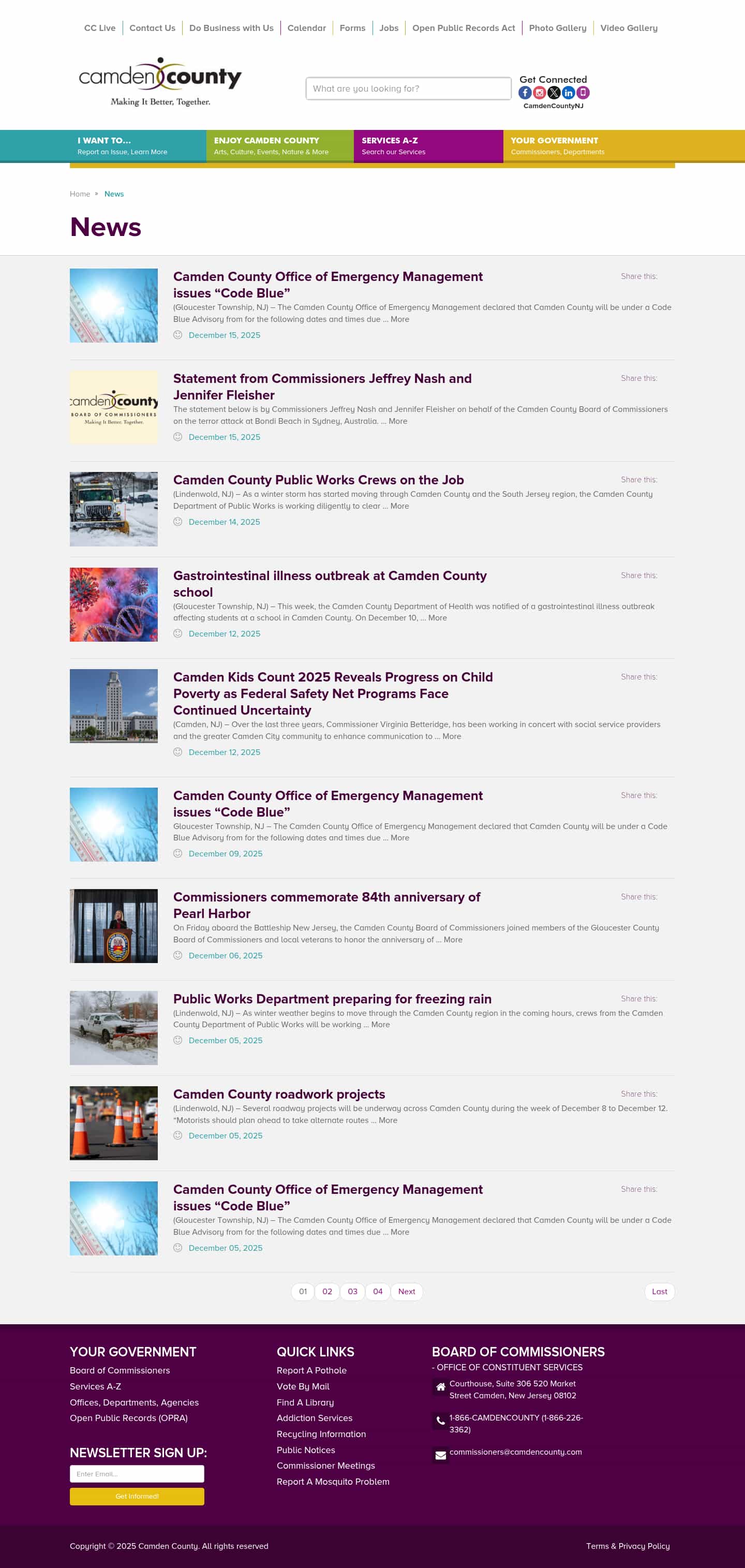 Latest website image capture