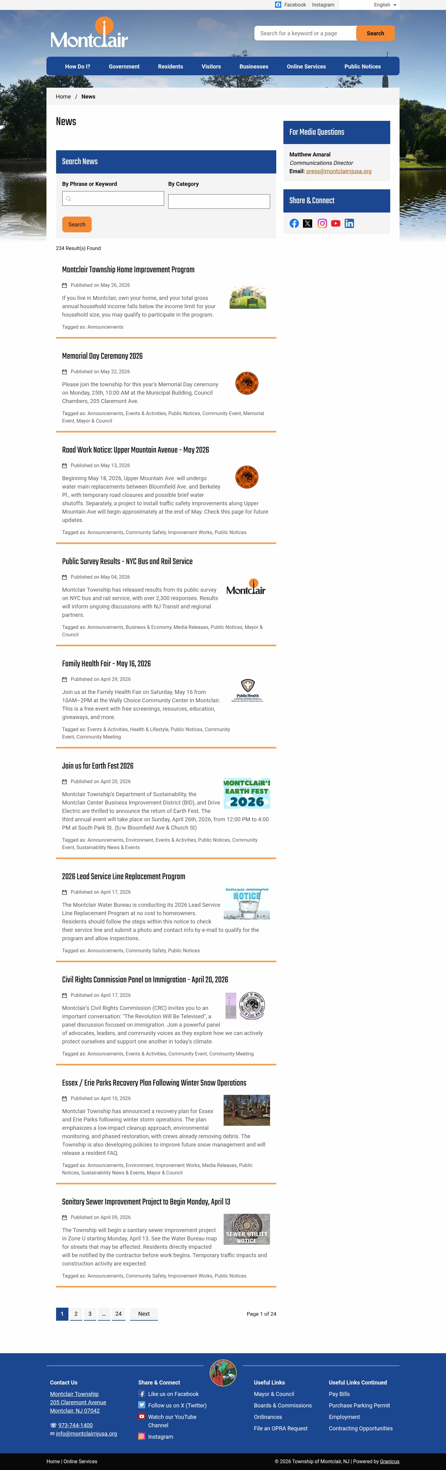 Latest website image capture