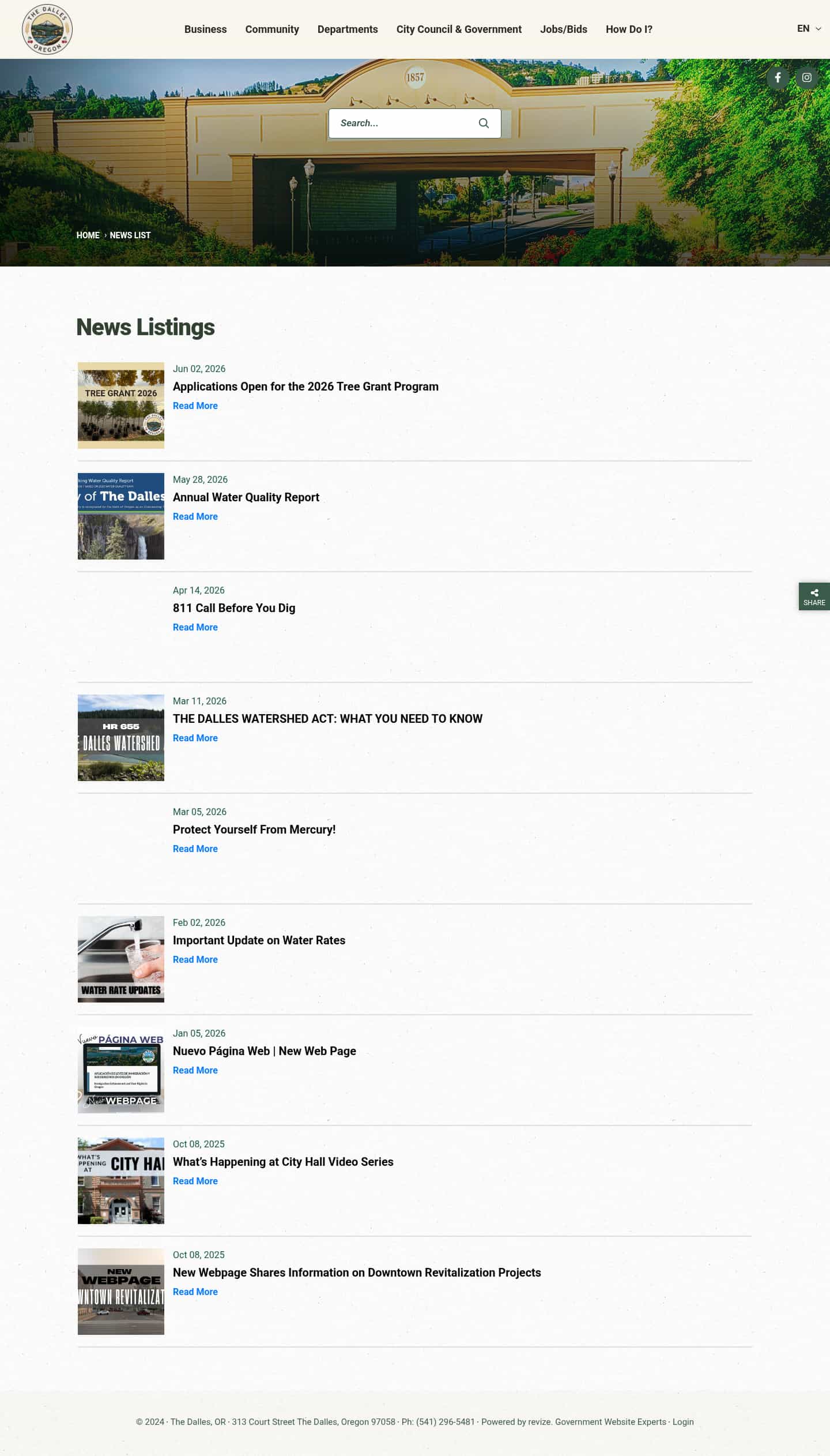Latest website image capture