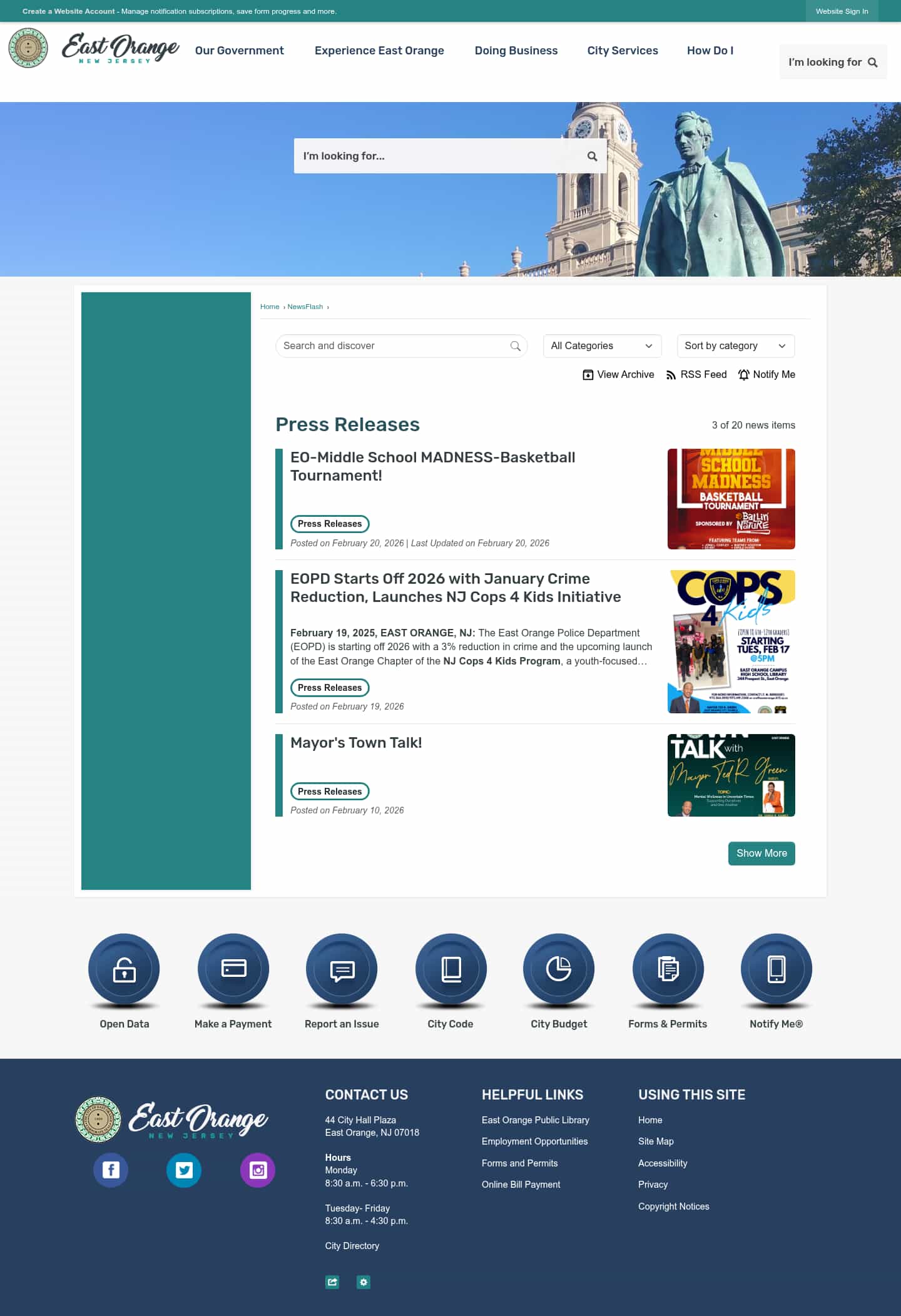 Latest website image capture