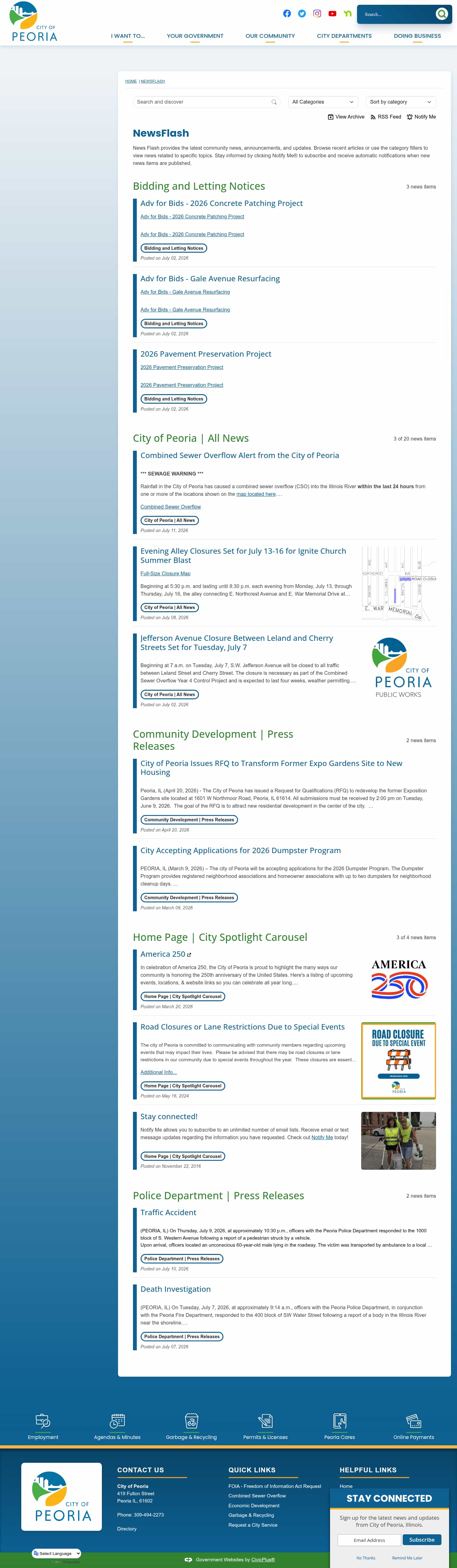 Latest website image capture