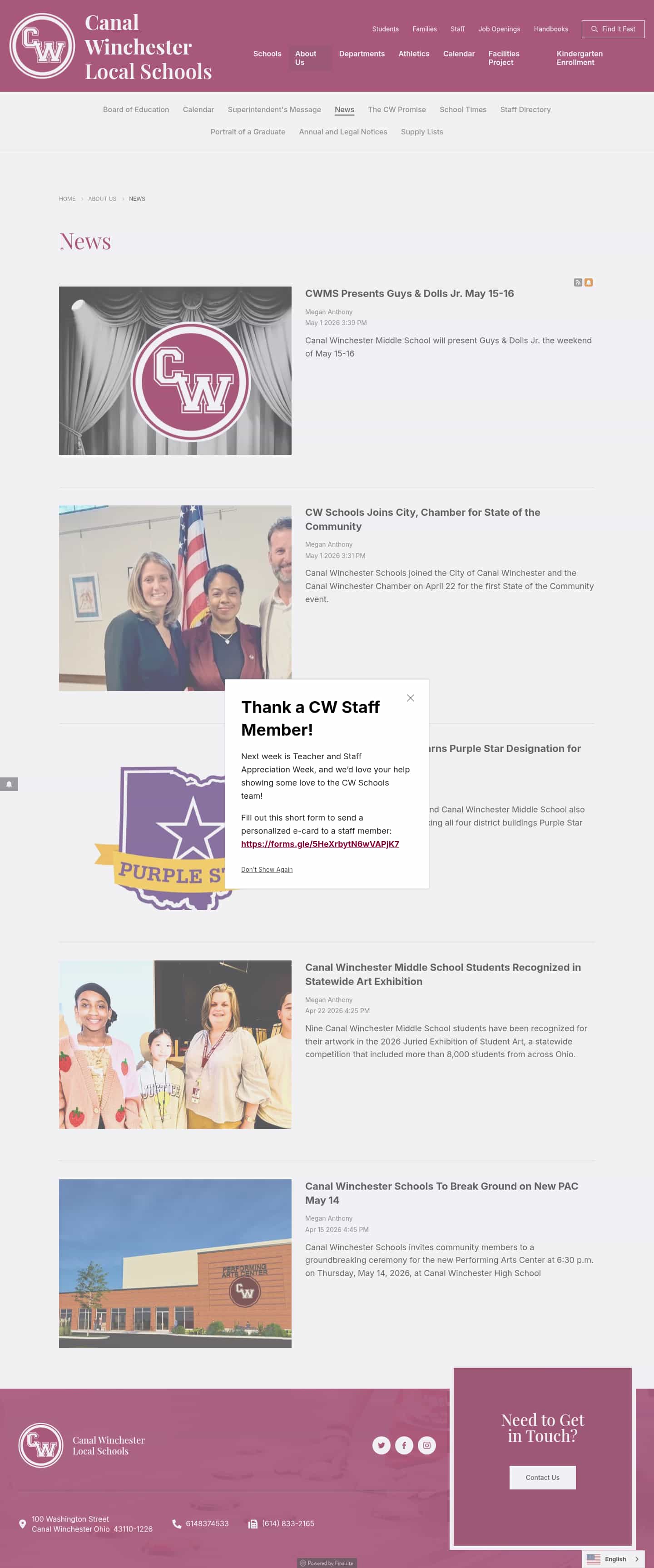 Latest website image capture