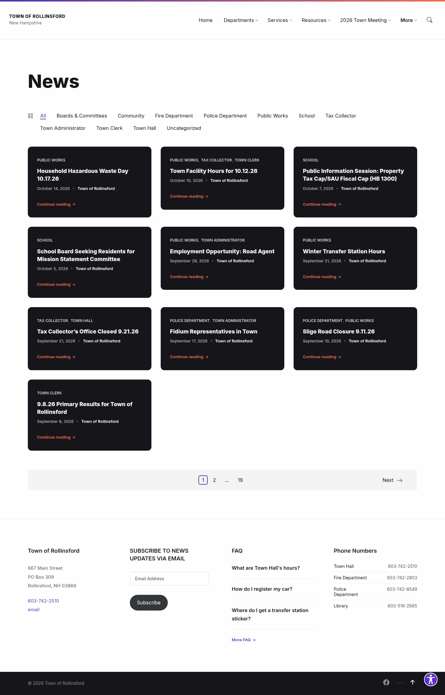 Latest website image capture