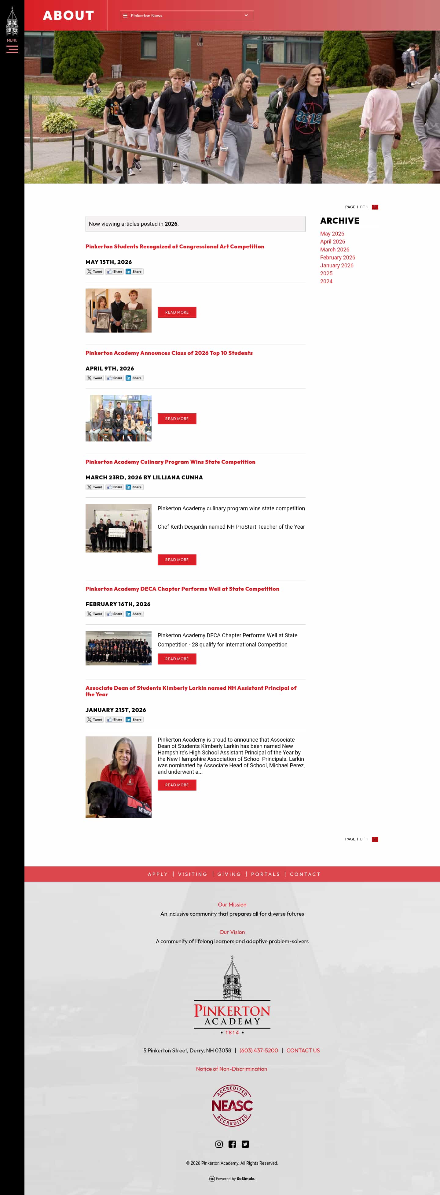 Latest website image capture