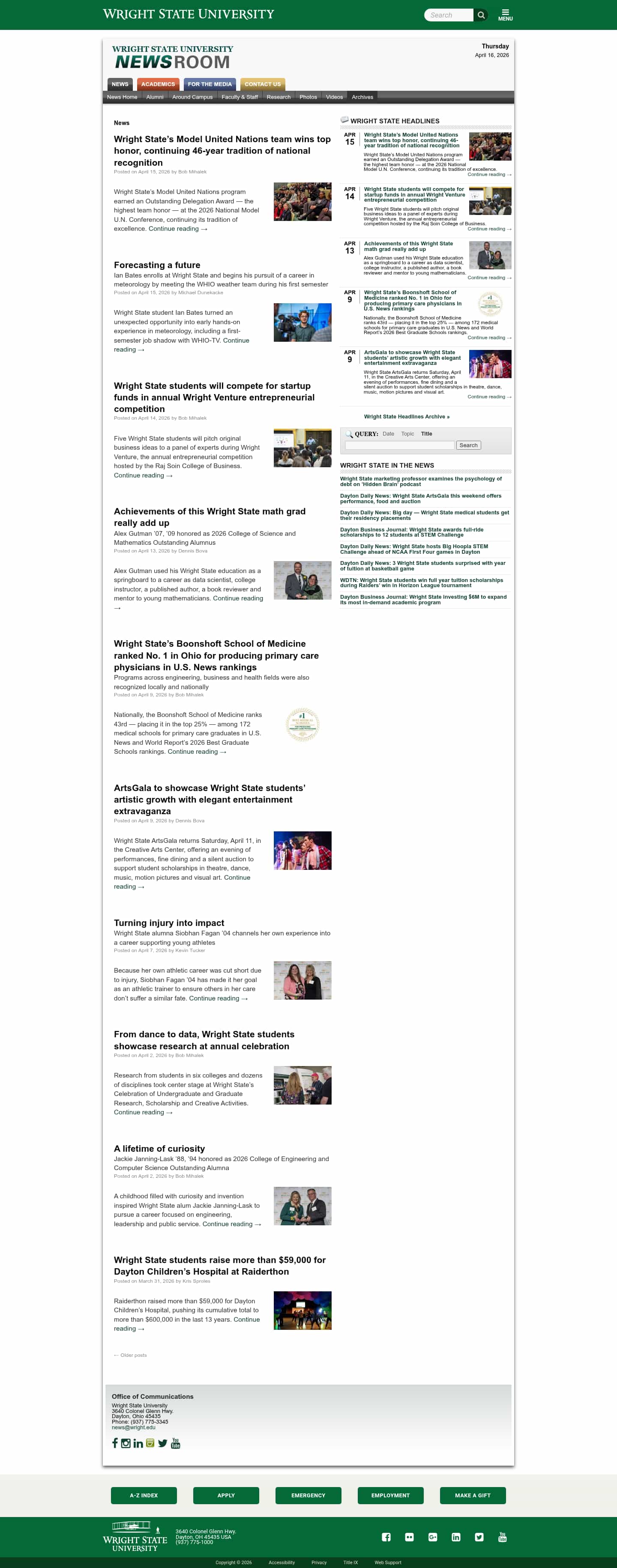 Latest website image capture