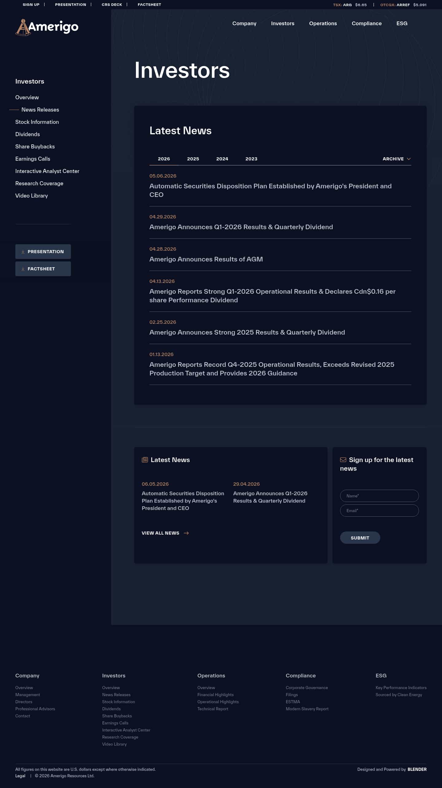 Latest website image capture