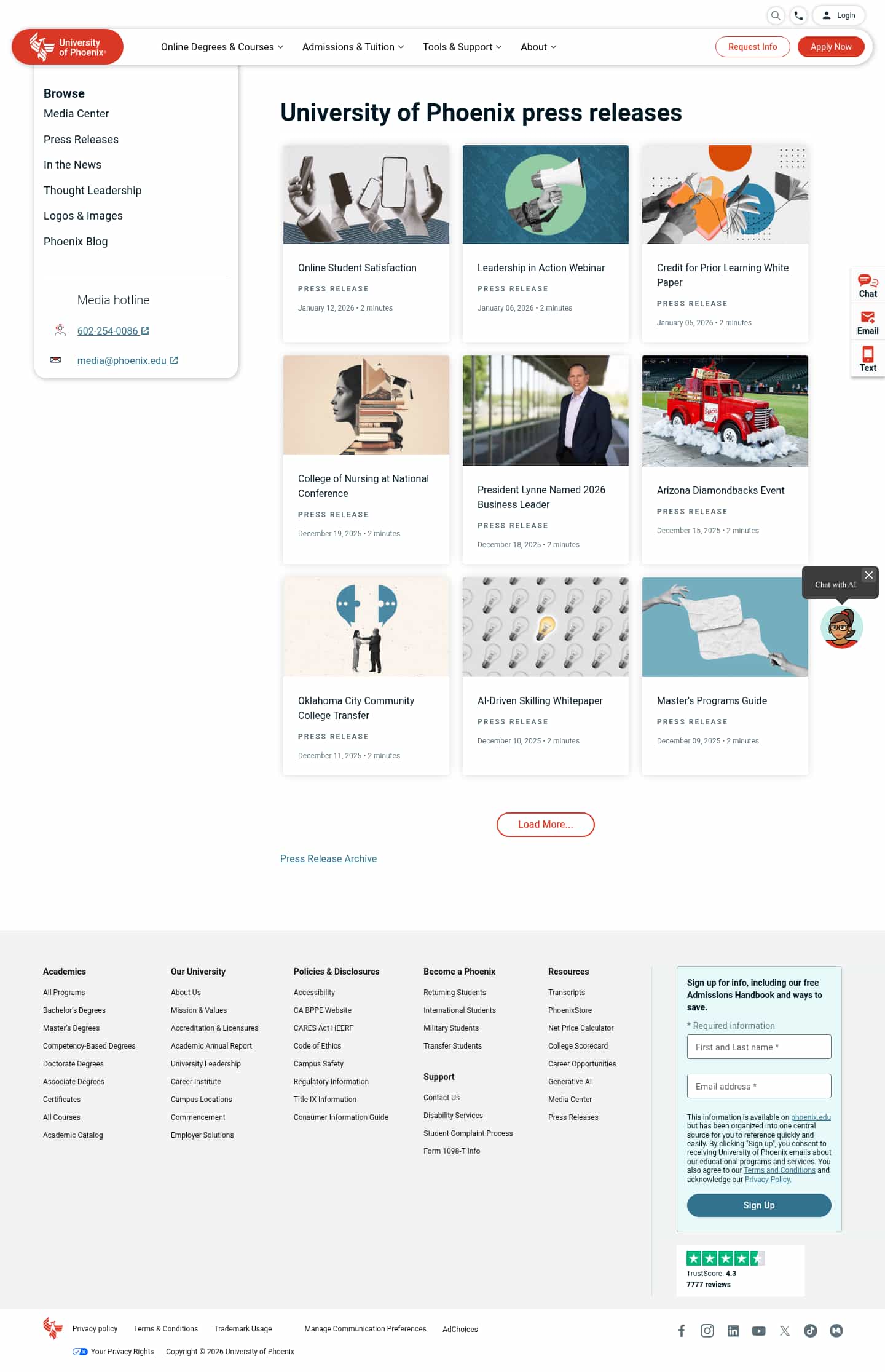Latest website image capture