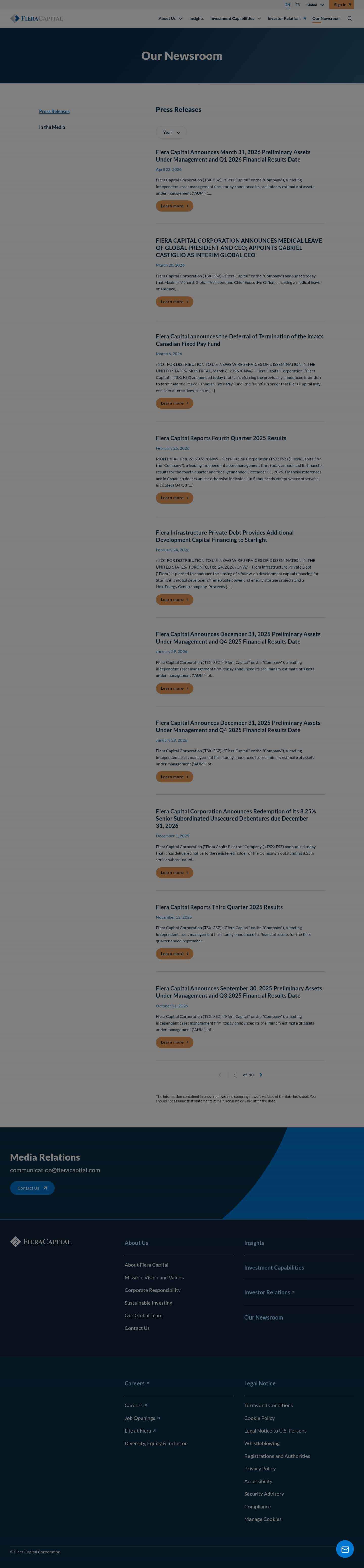 Latest website image capture