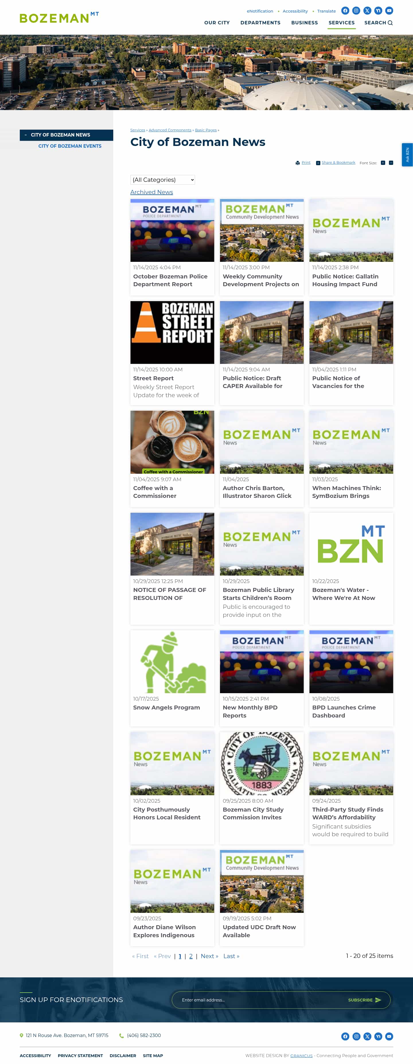 Latest website image capture