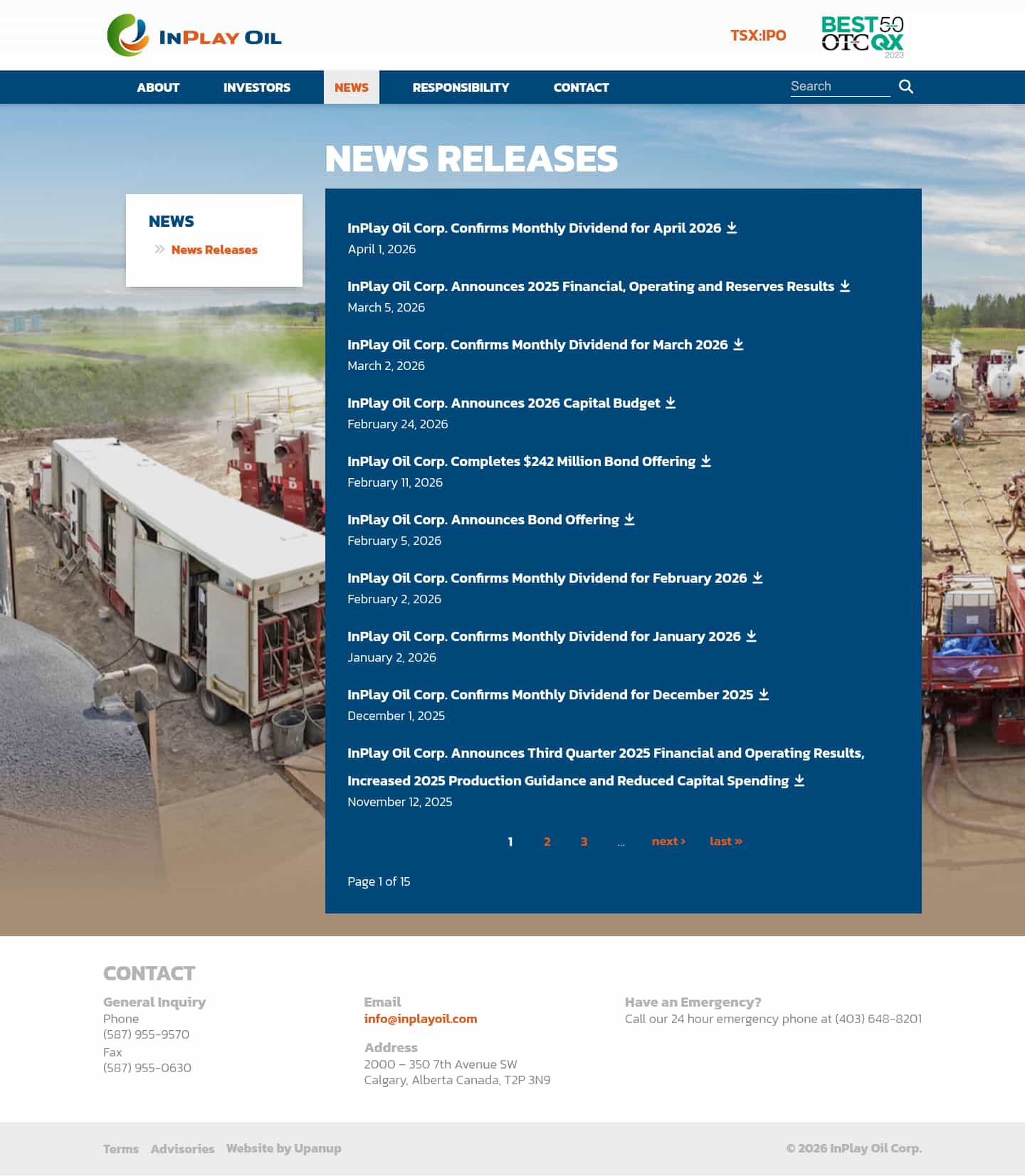 Latest website image capture