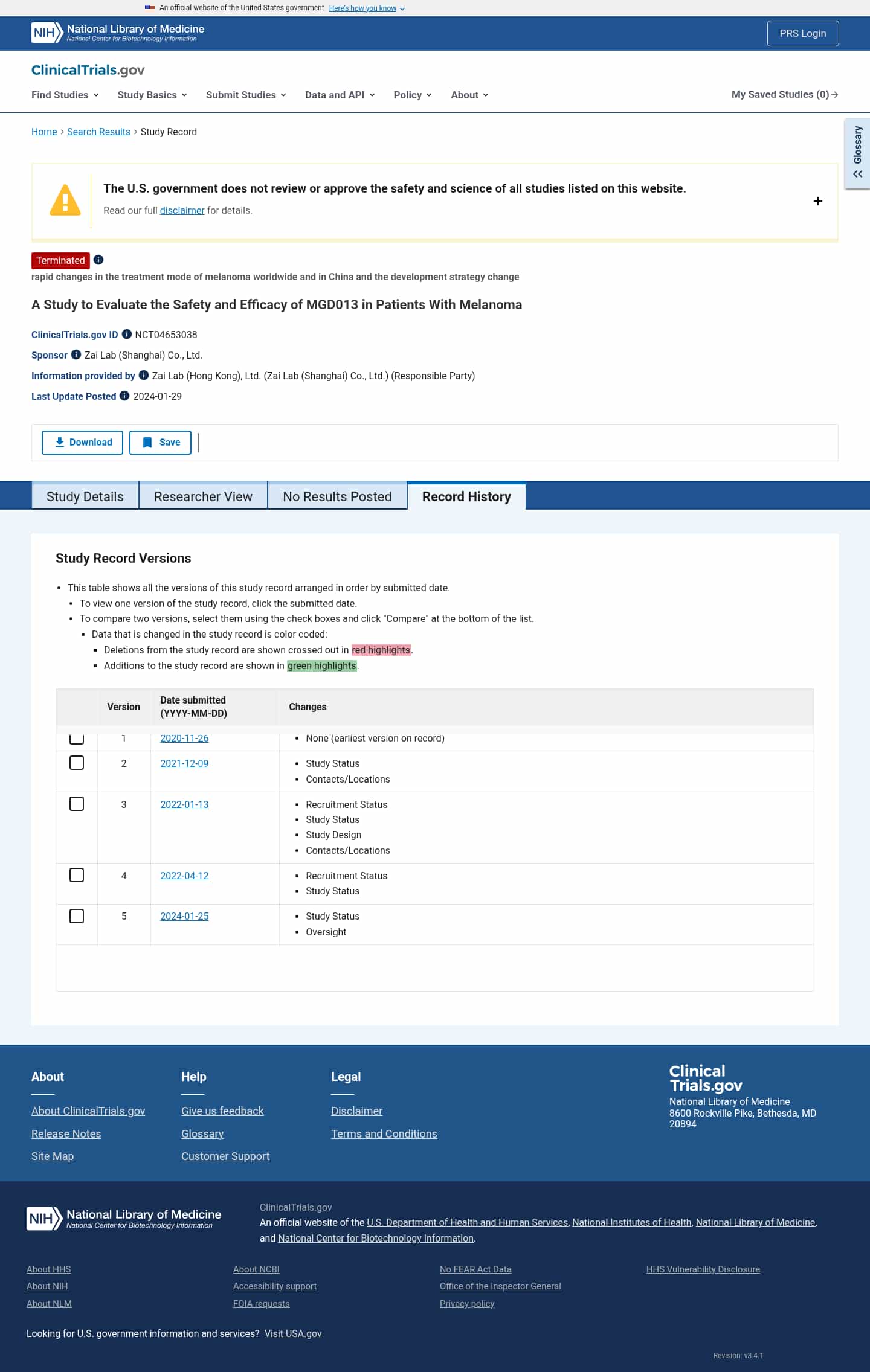 Latest website image capture