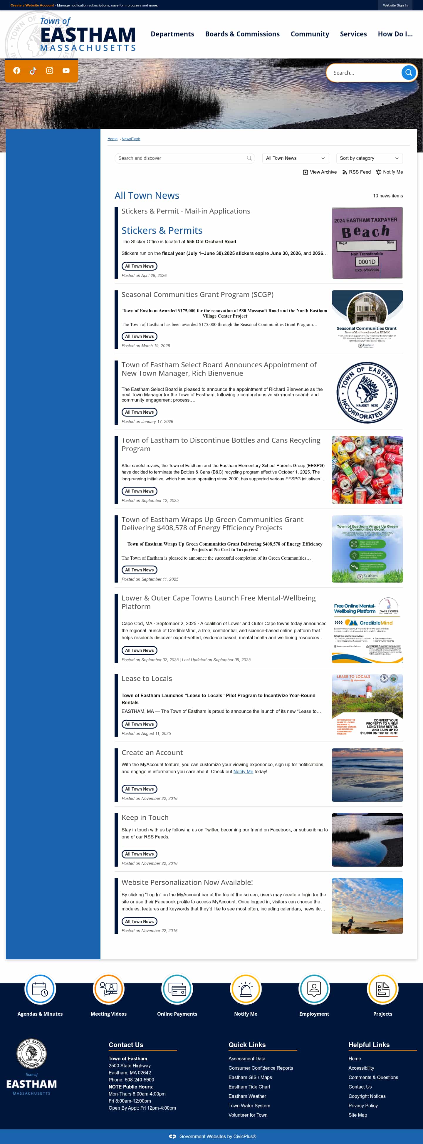 Latest website image capture