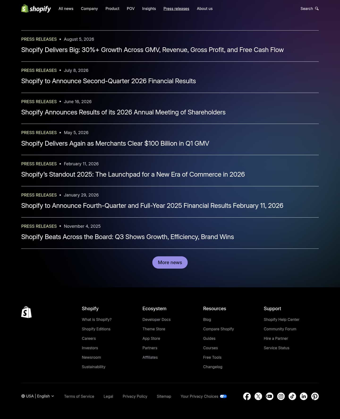 Latest website image capture