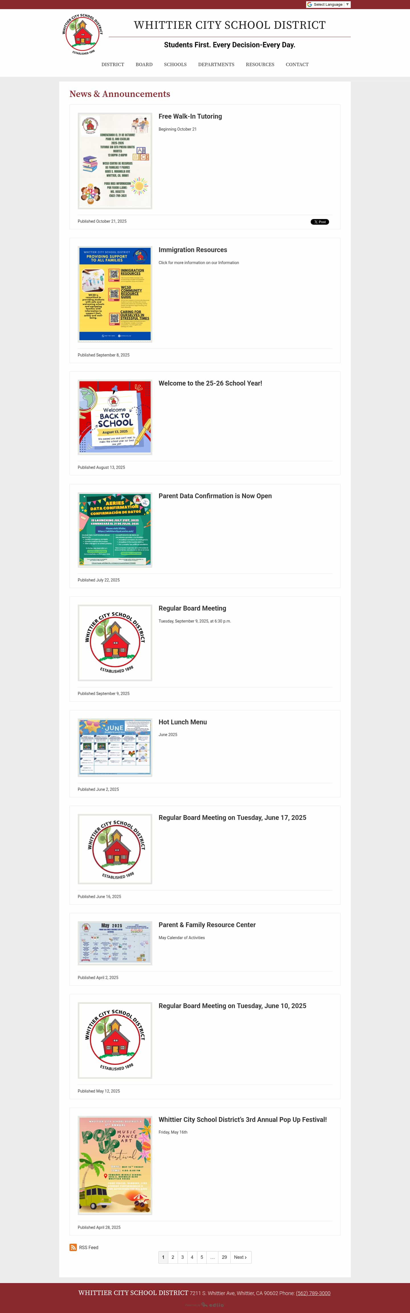 Latest website image capture