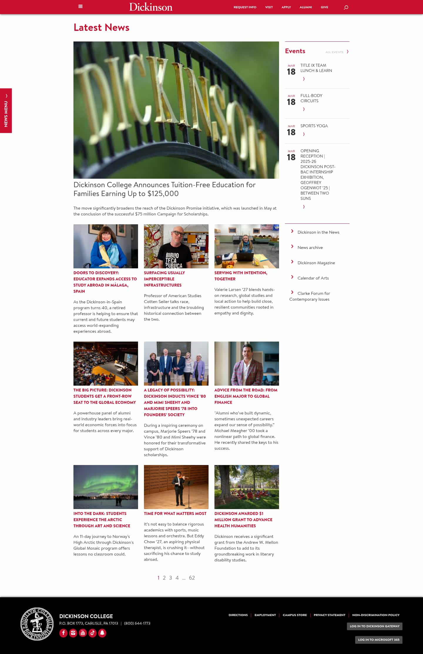 Latest website image capture