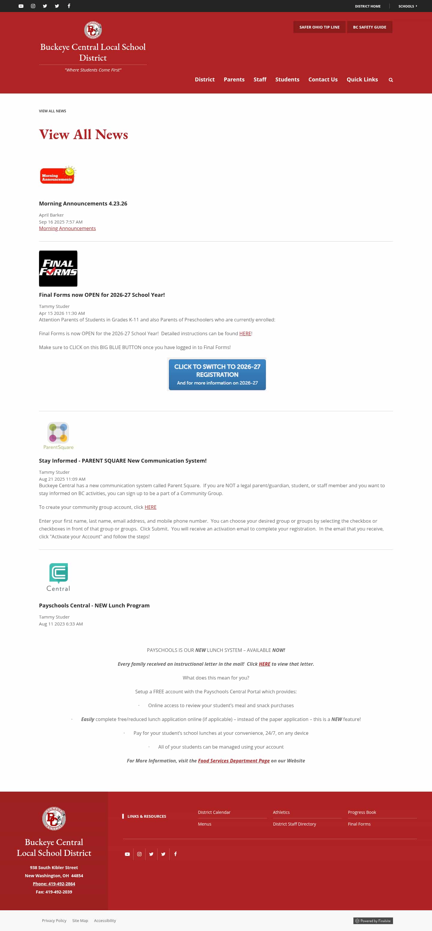 Latest website image capture