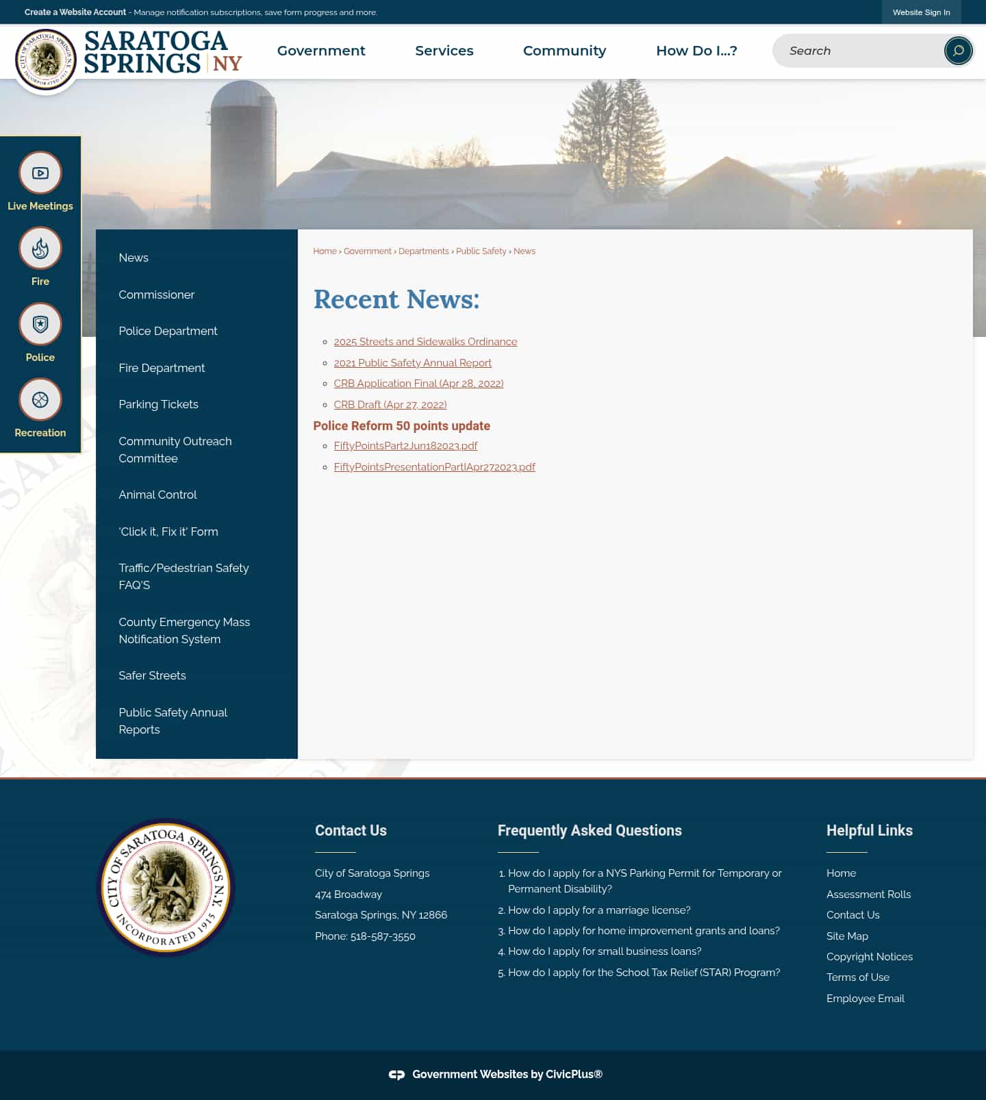 Latest website image capture