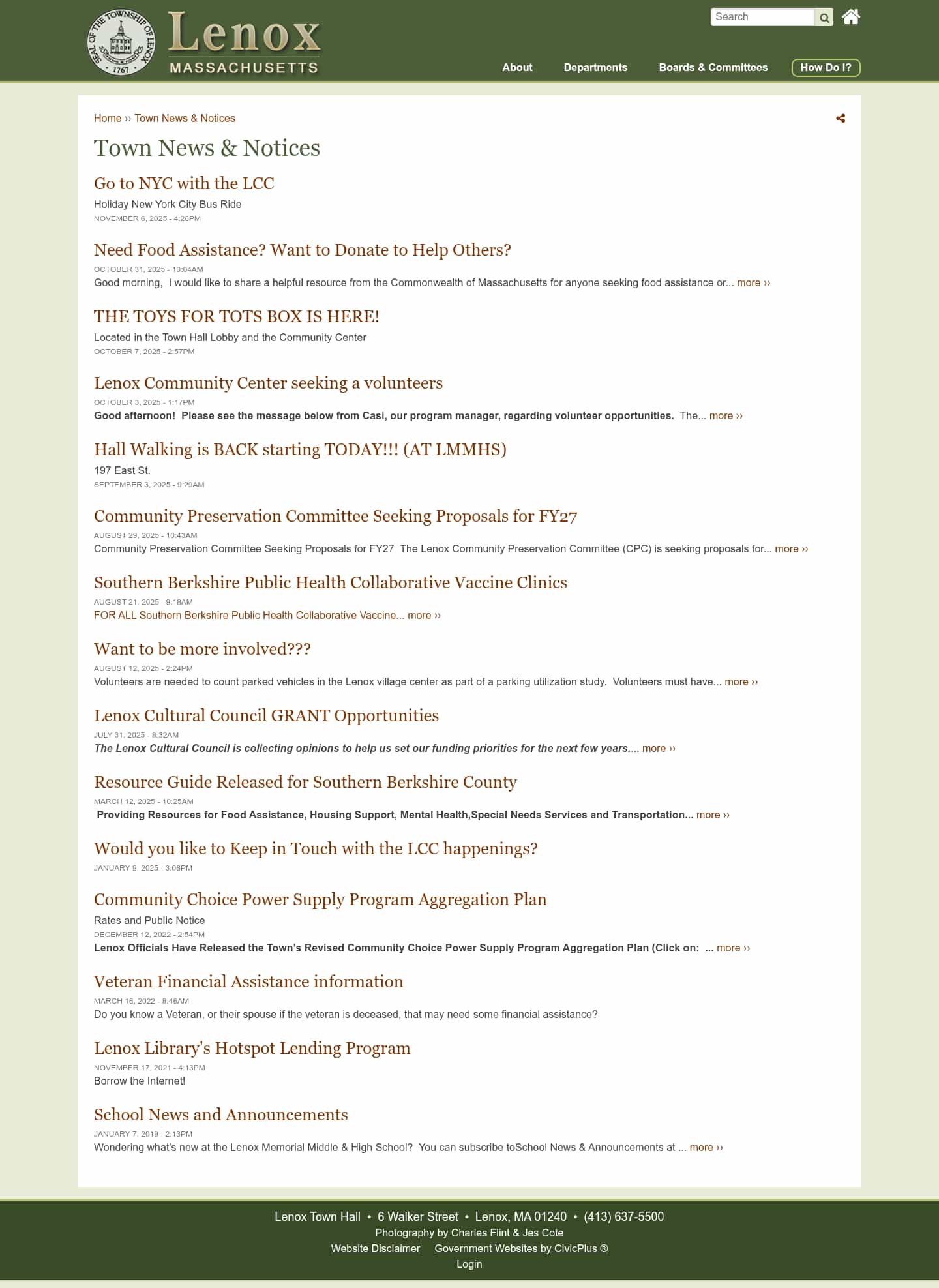 Latest website image capture