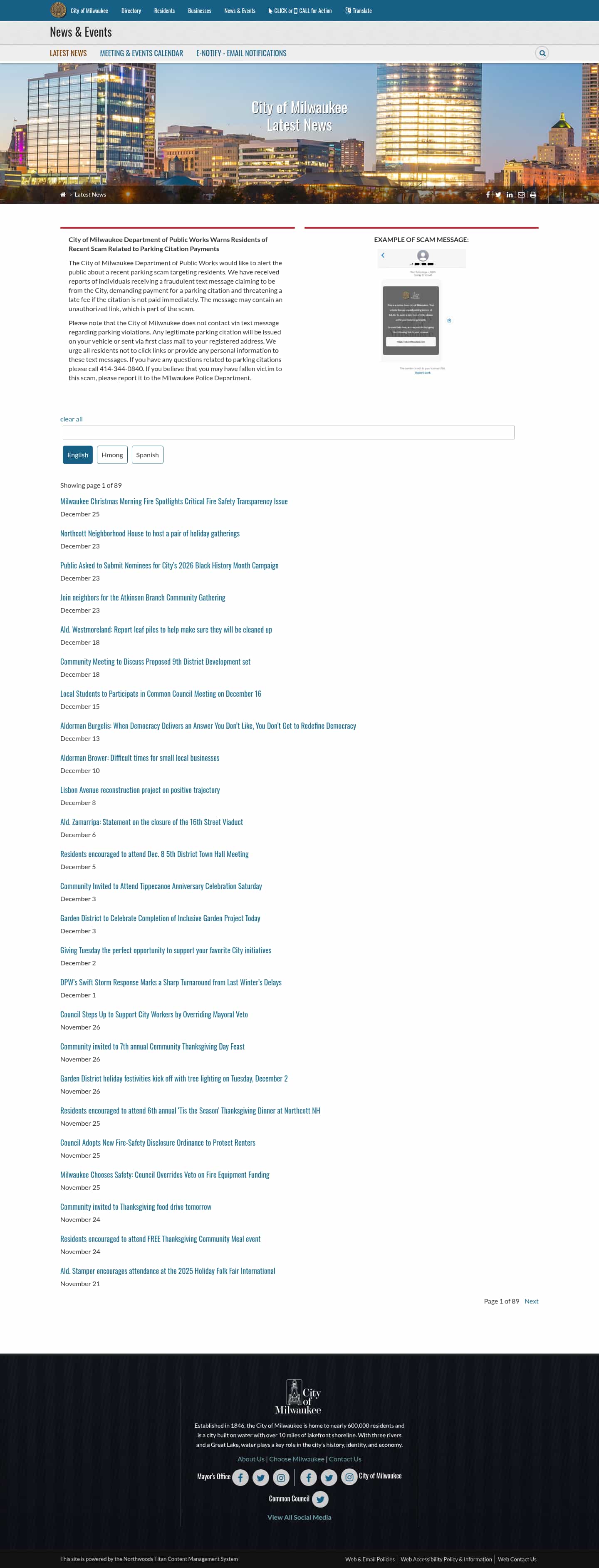 Latest website image capture