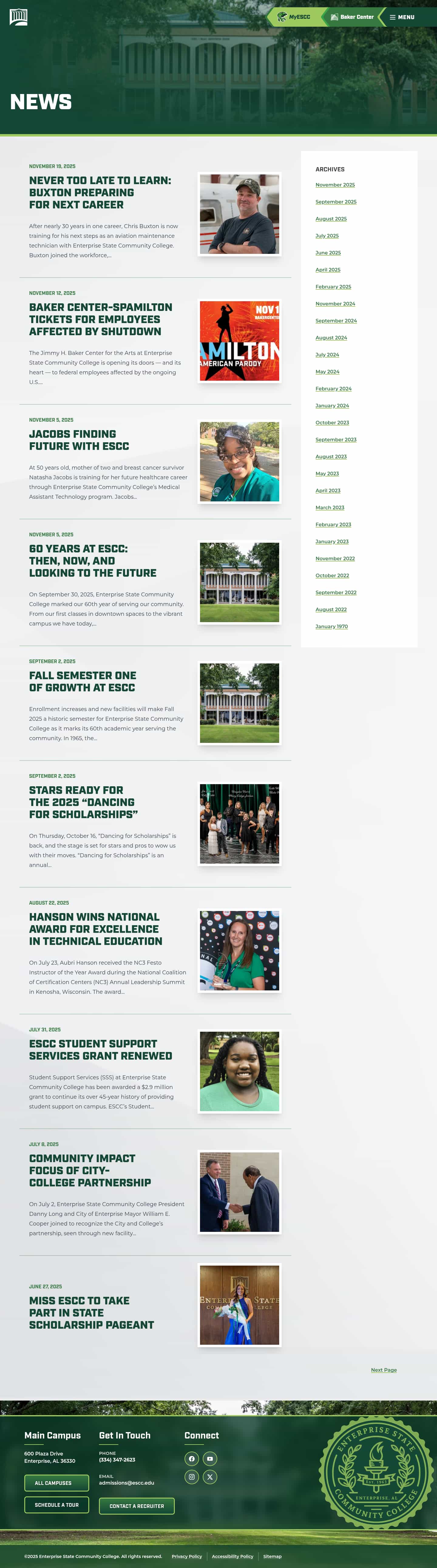 Latest website image capture