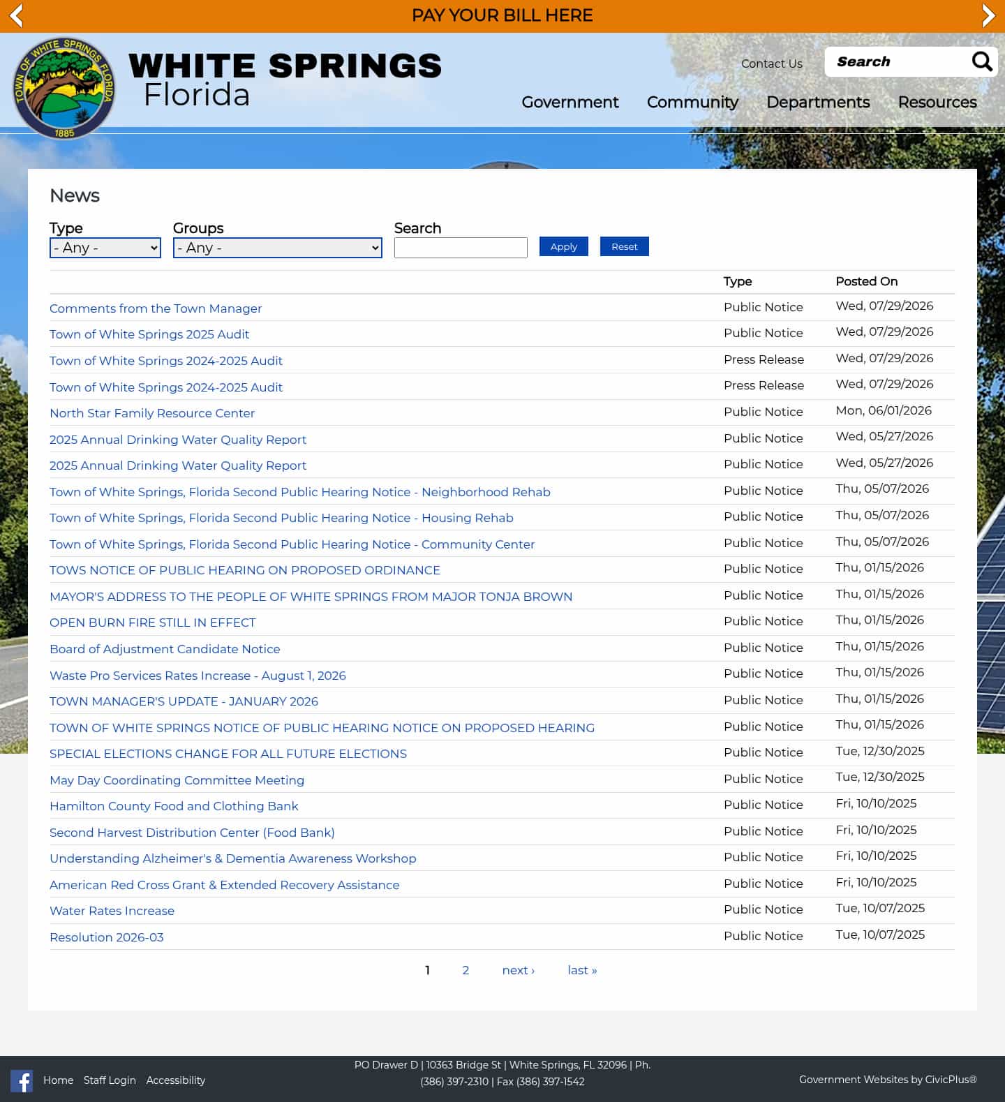 Latest website image capture