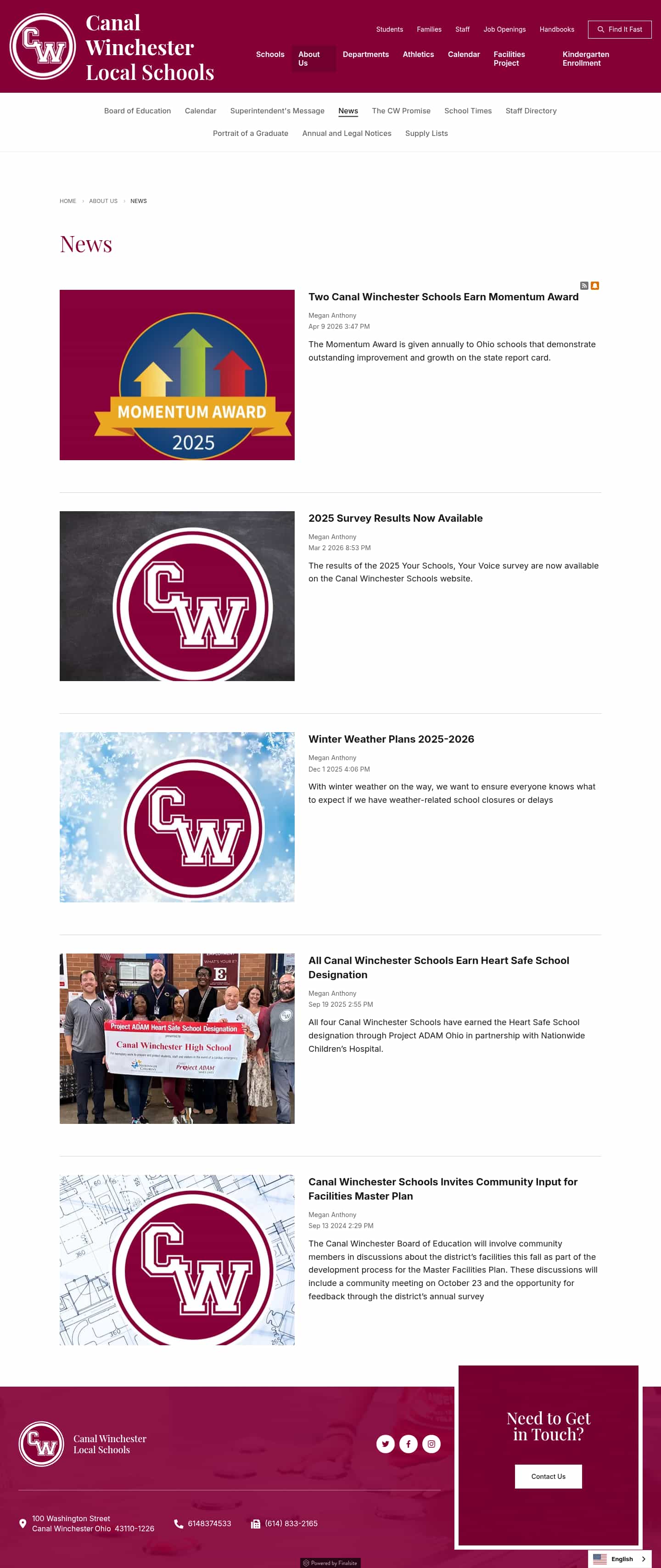 Latest website image capture