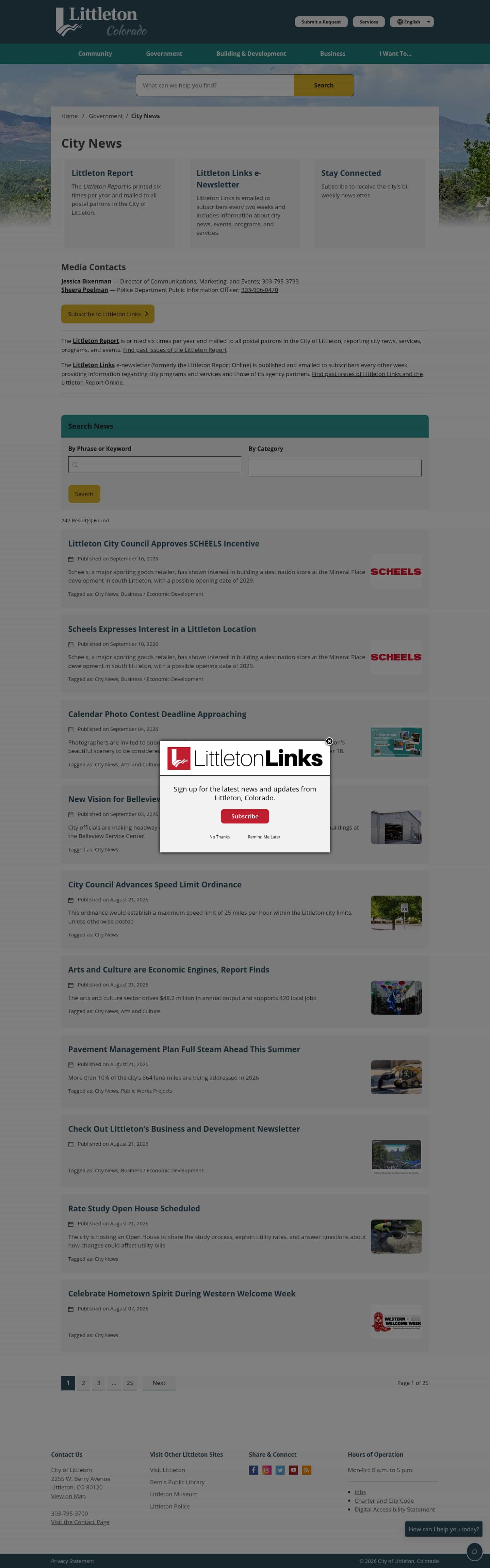 Latest website image capture