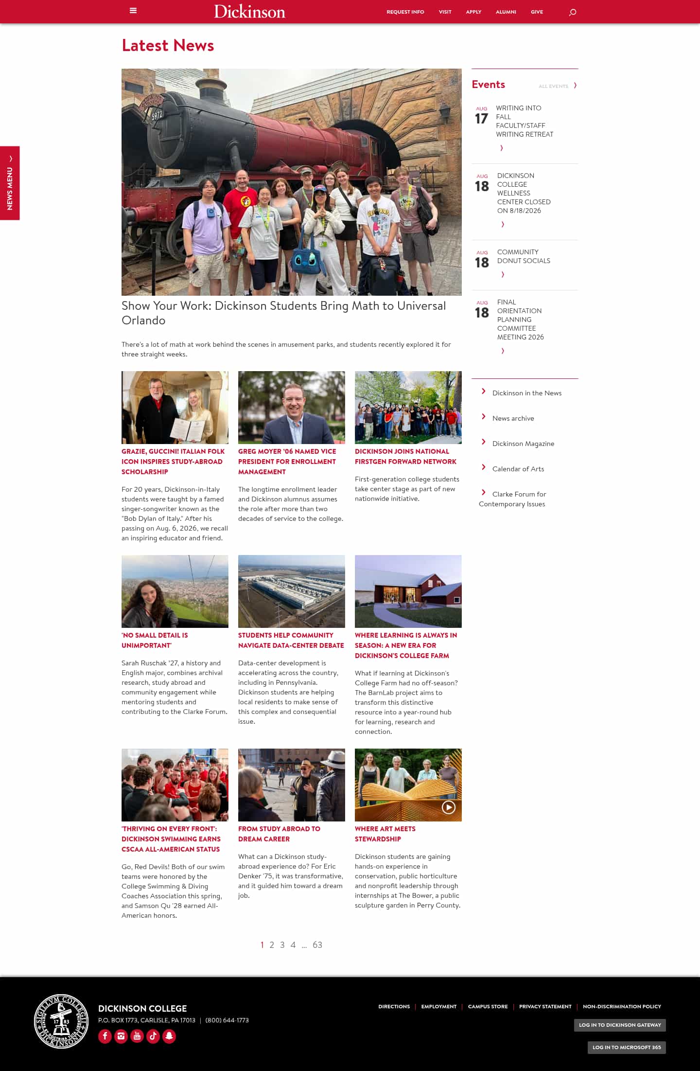 Latest website image capture