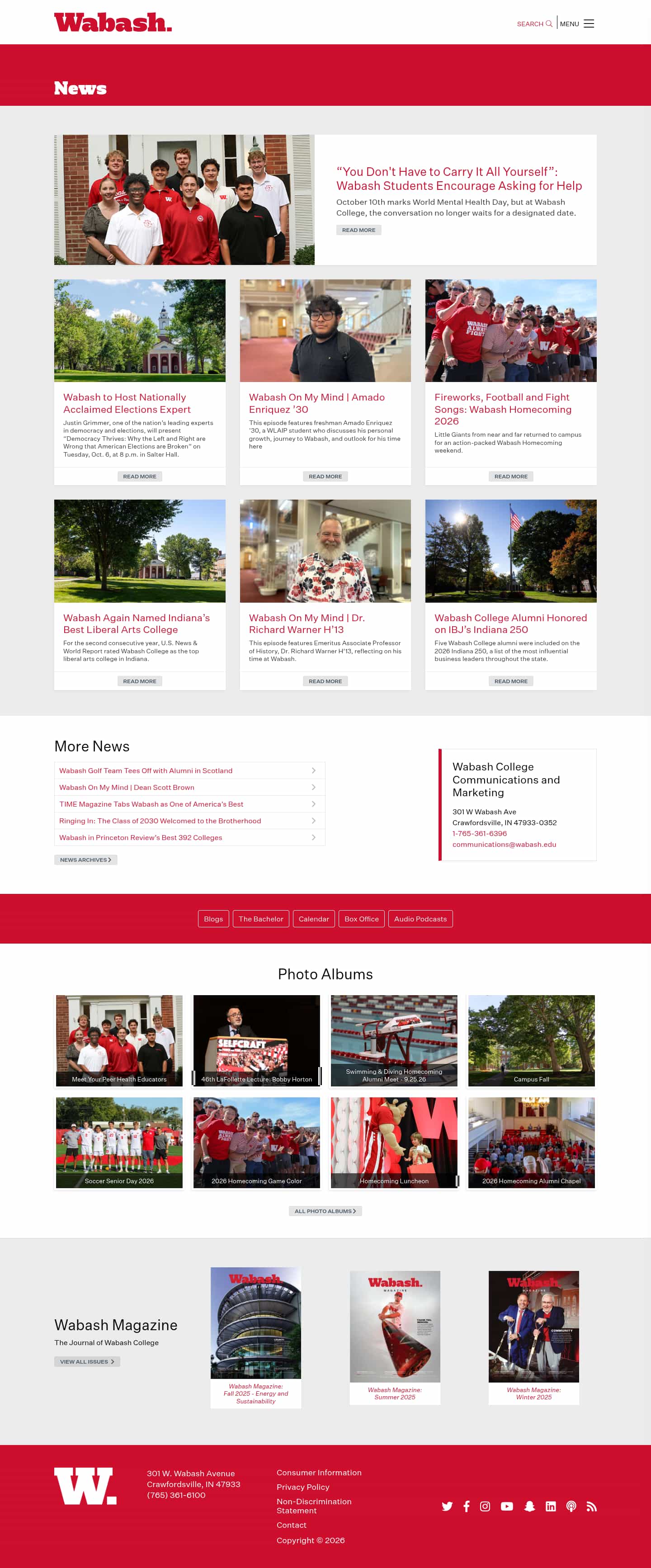 Latest website image capture