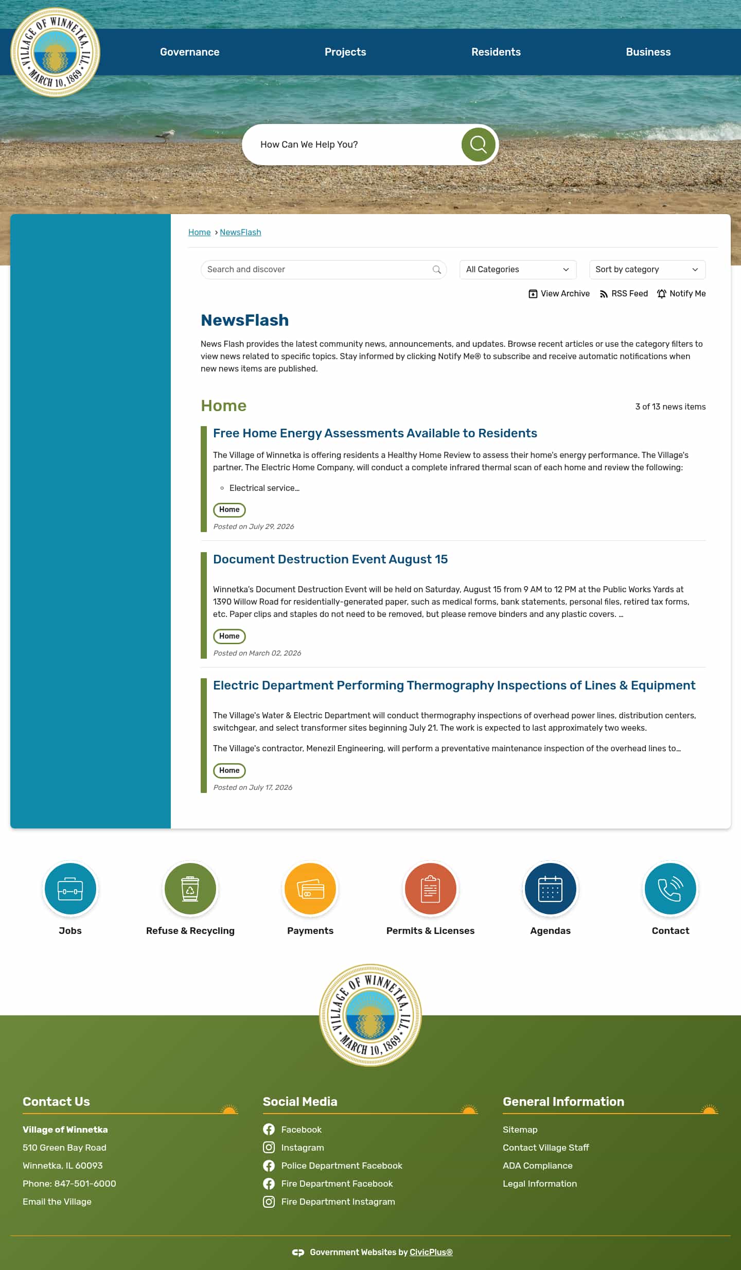Latest website image capture