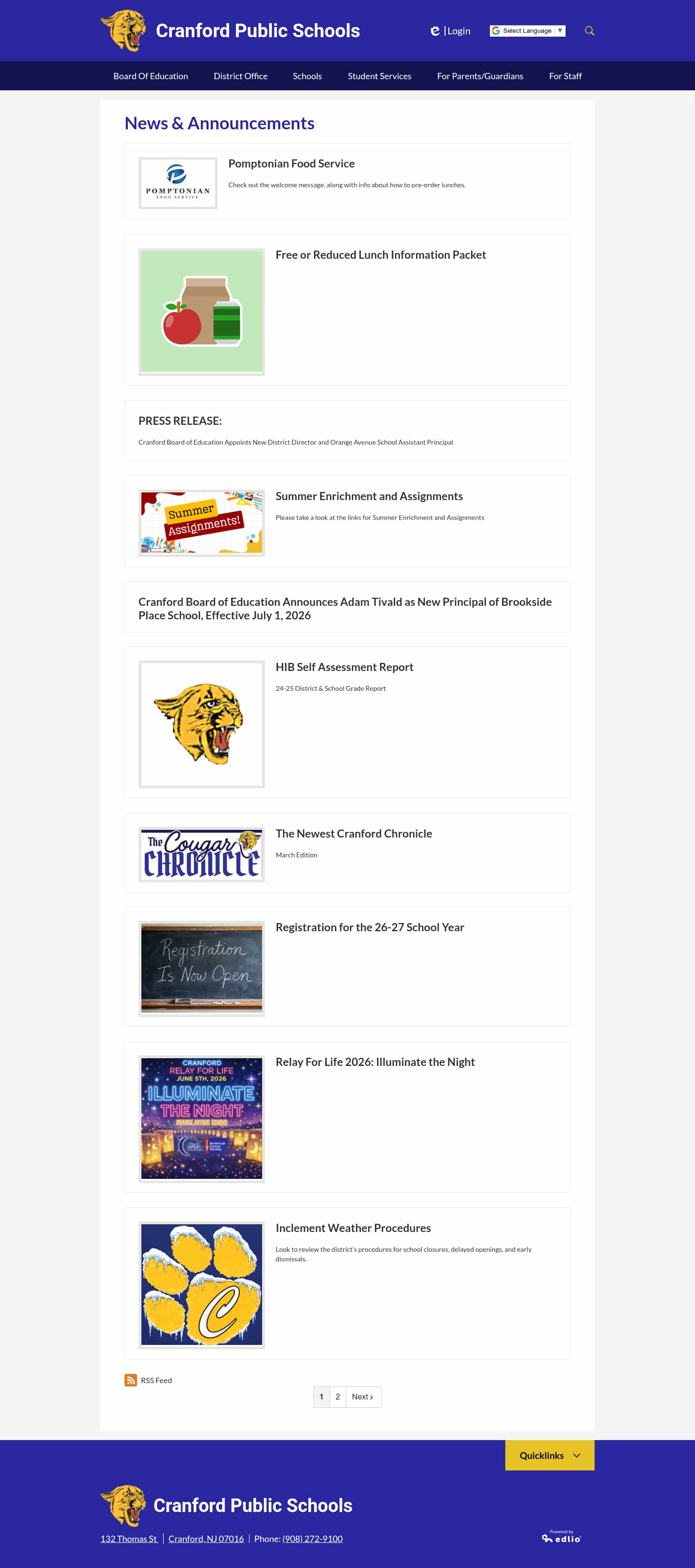 Latest website image capture
