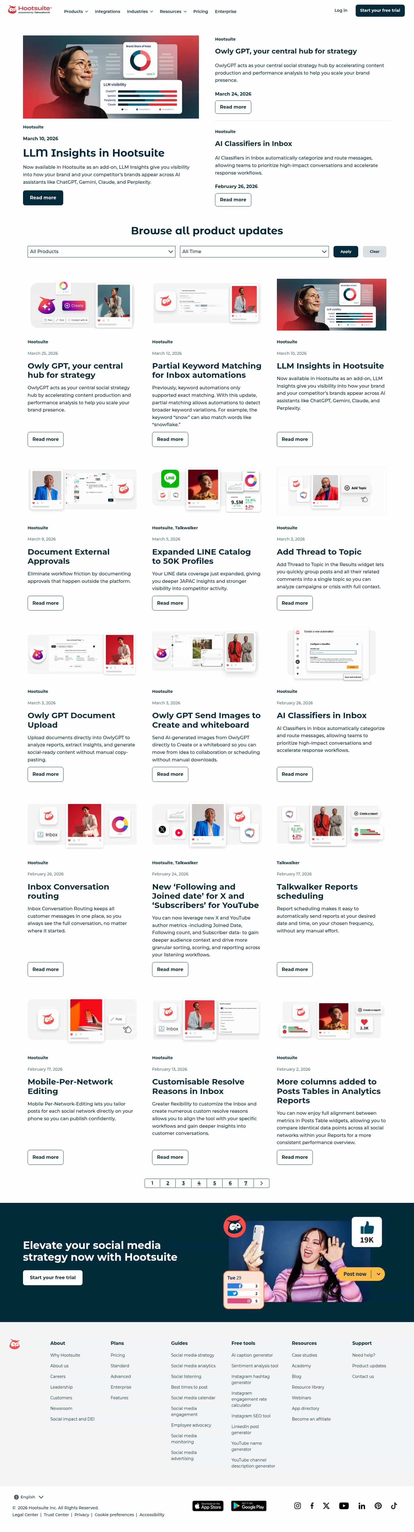 Latest website image capture