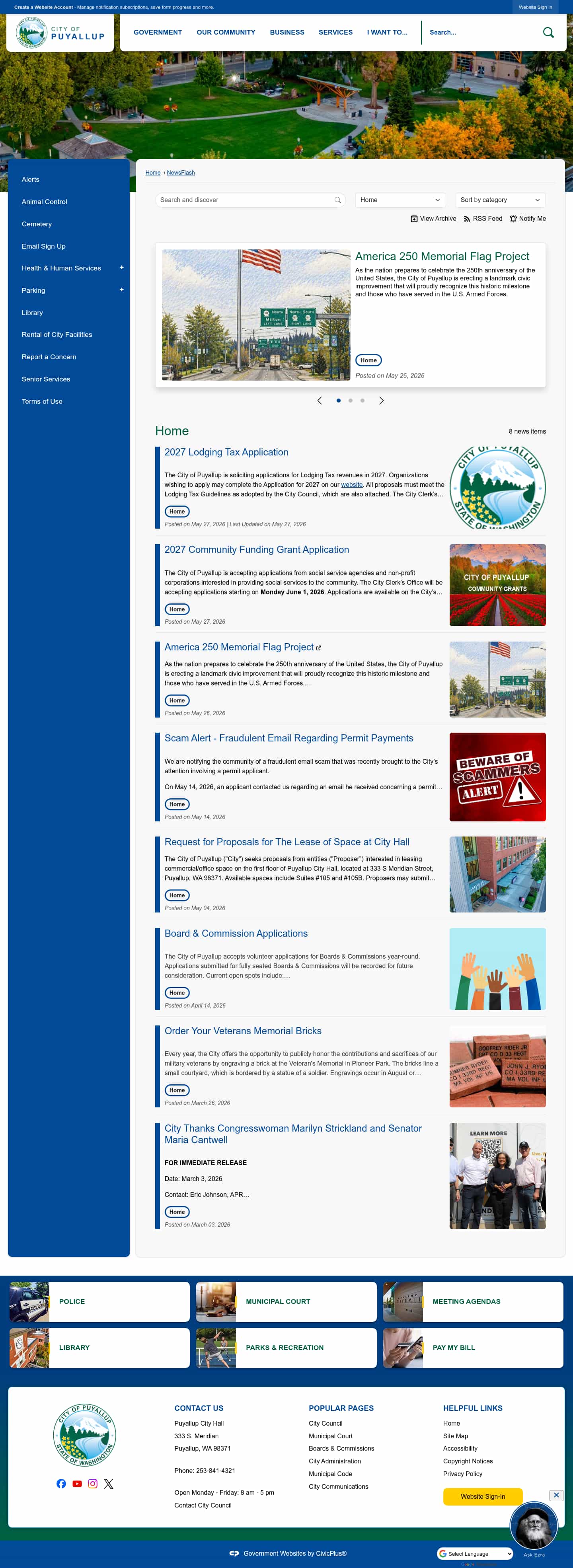 Latest website image capture