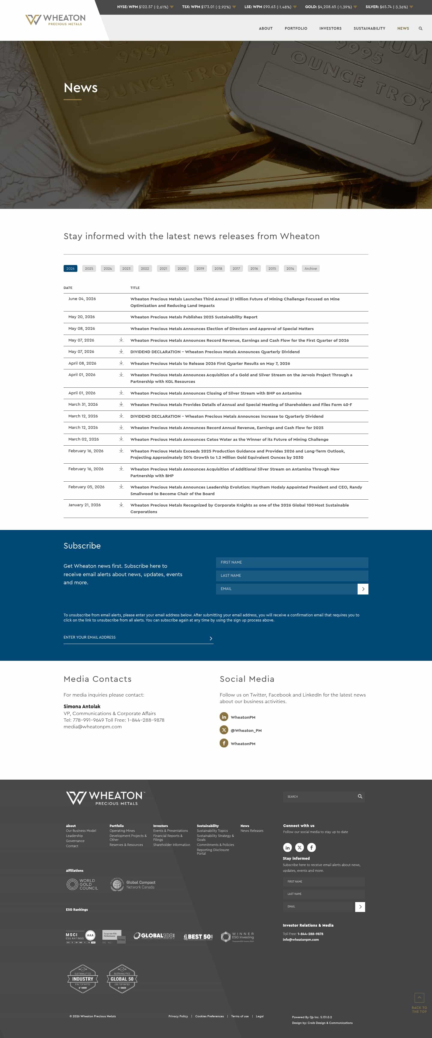 Latest website image capture