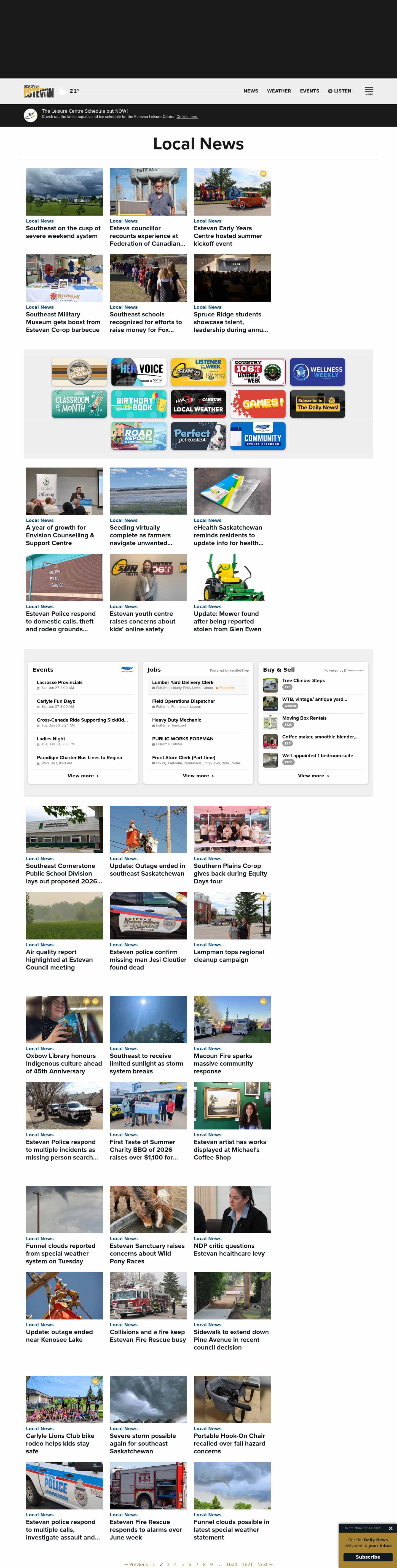 Latest website image capture
