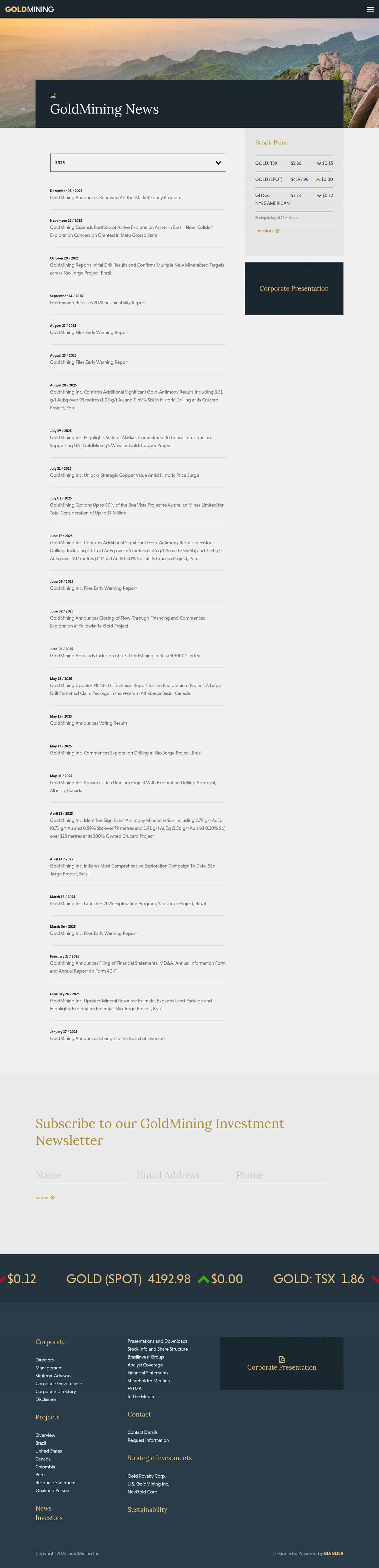 Latest website image capture