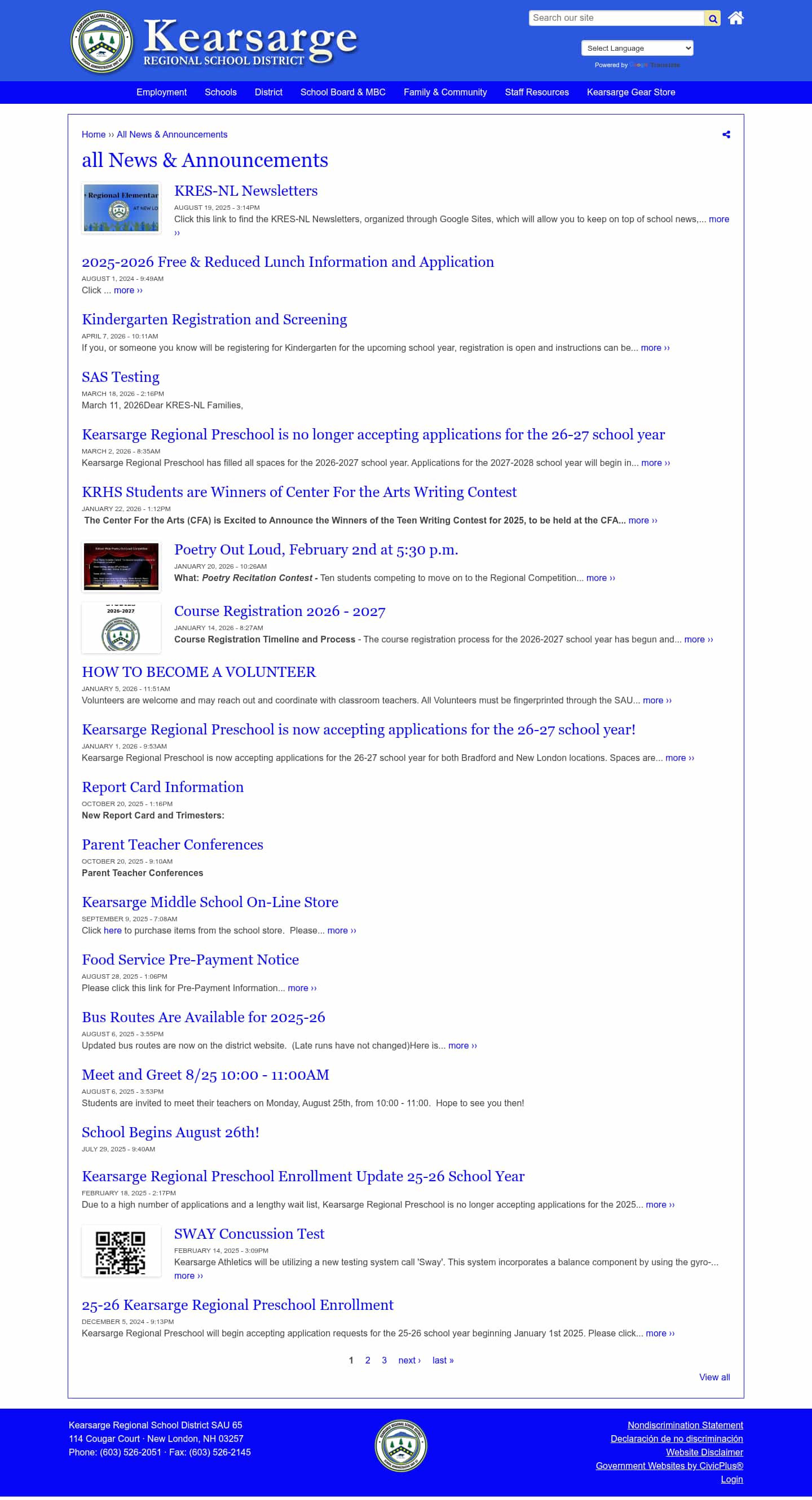 Latest website image capture