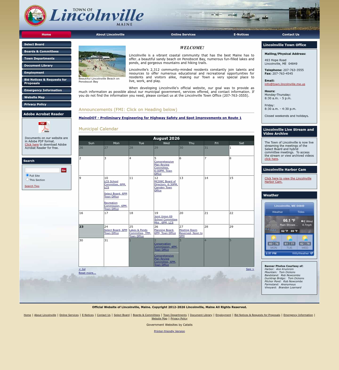Latest website image capture